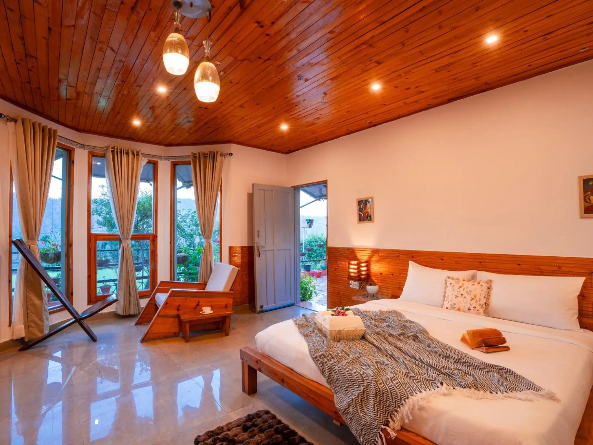 Bedroom, Bed in Moustache Select Mukteshwar