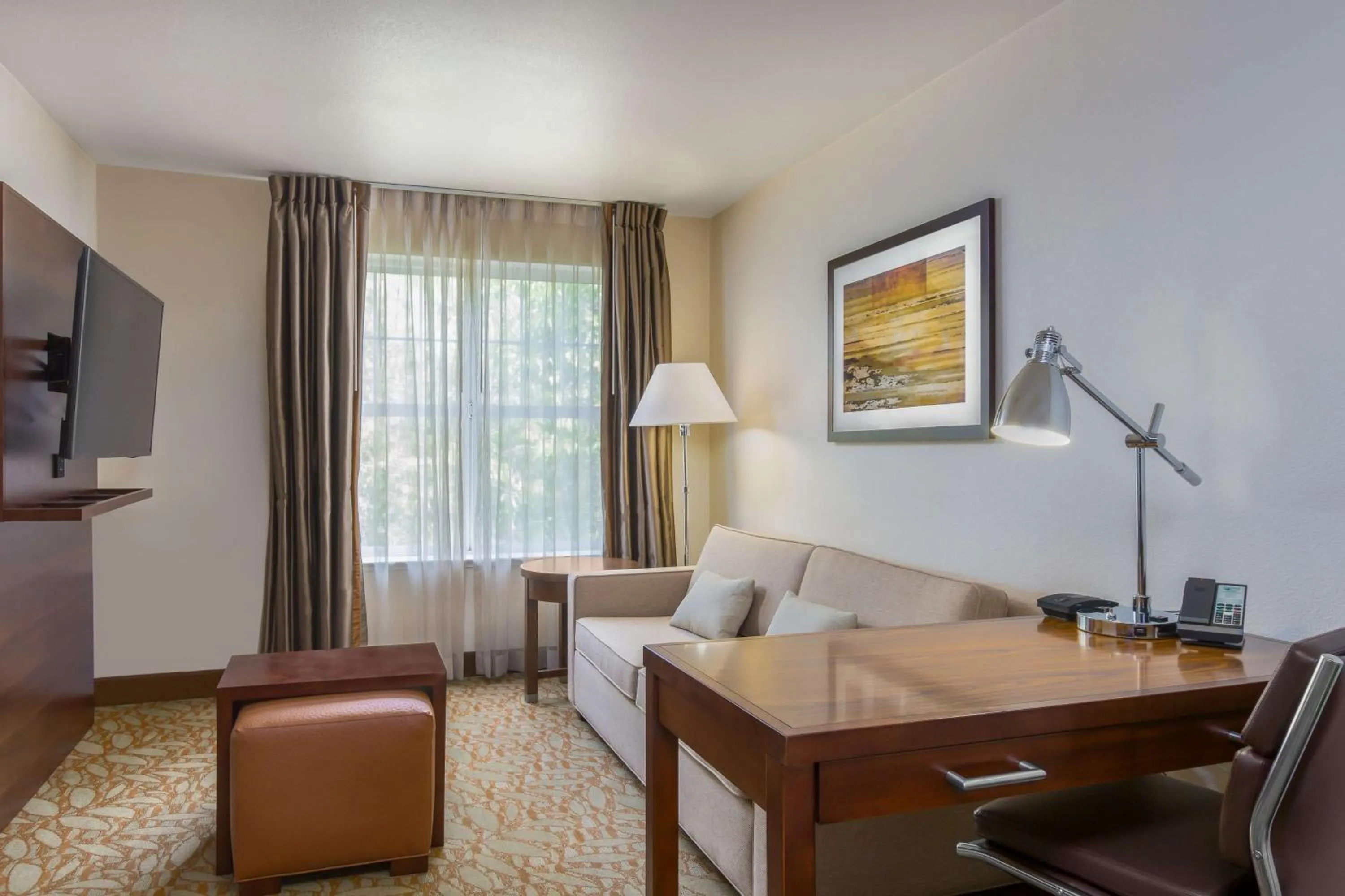 Bedroom in Homewood Suites by Hilton Newark Fremont