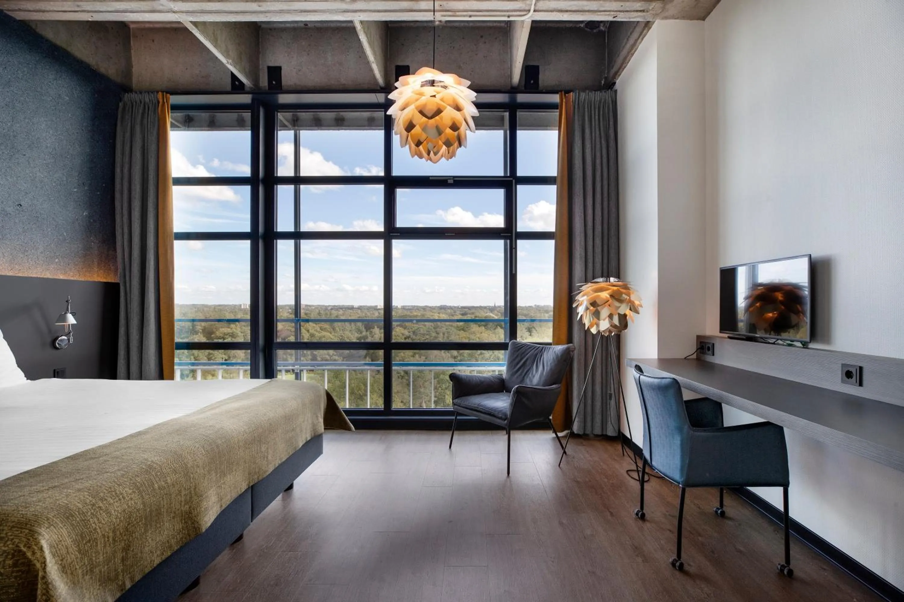 View (from property/room), Bed in U Parkhotel