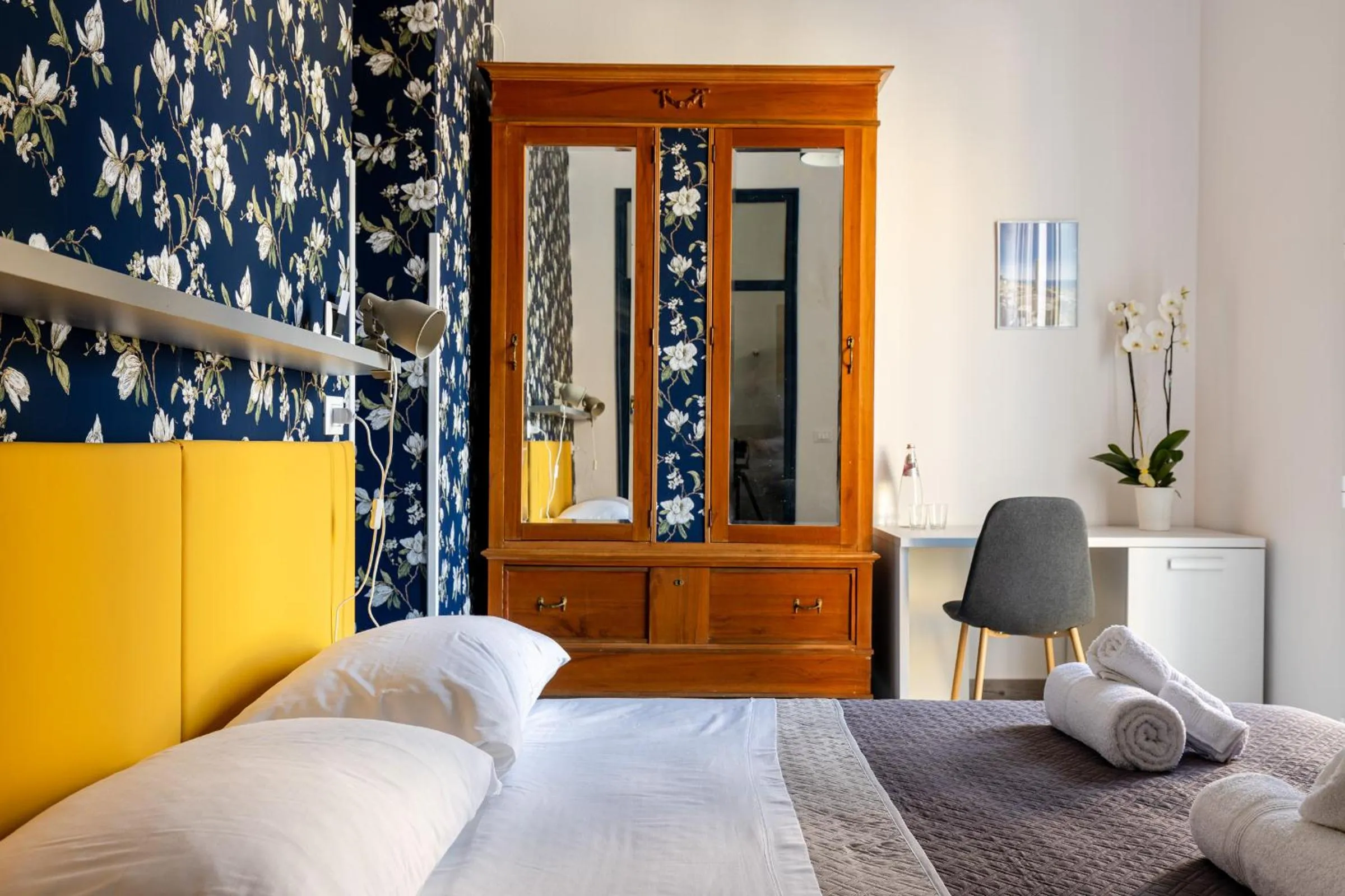 Bed in Villa Edera Rental Room