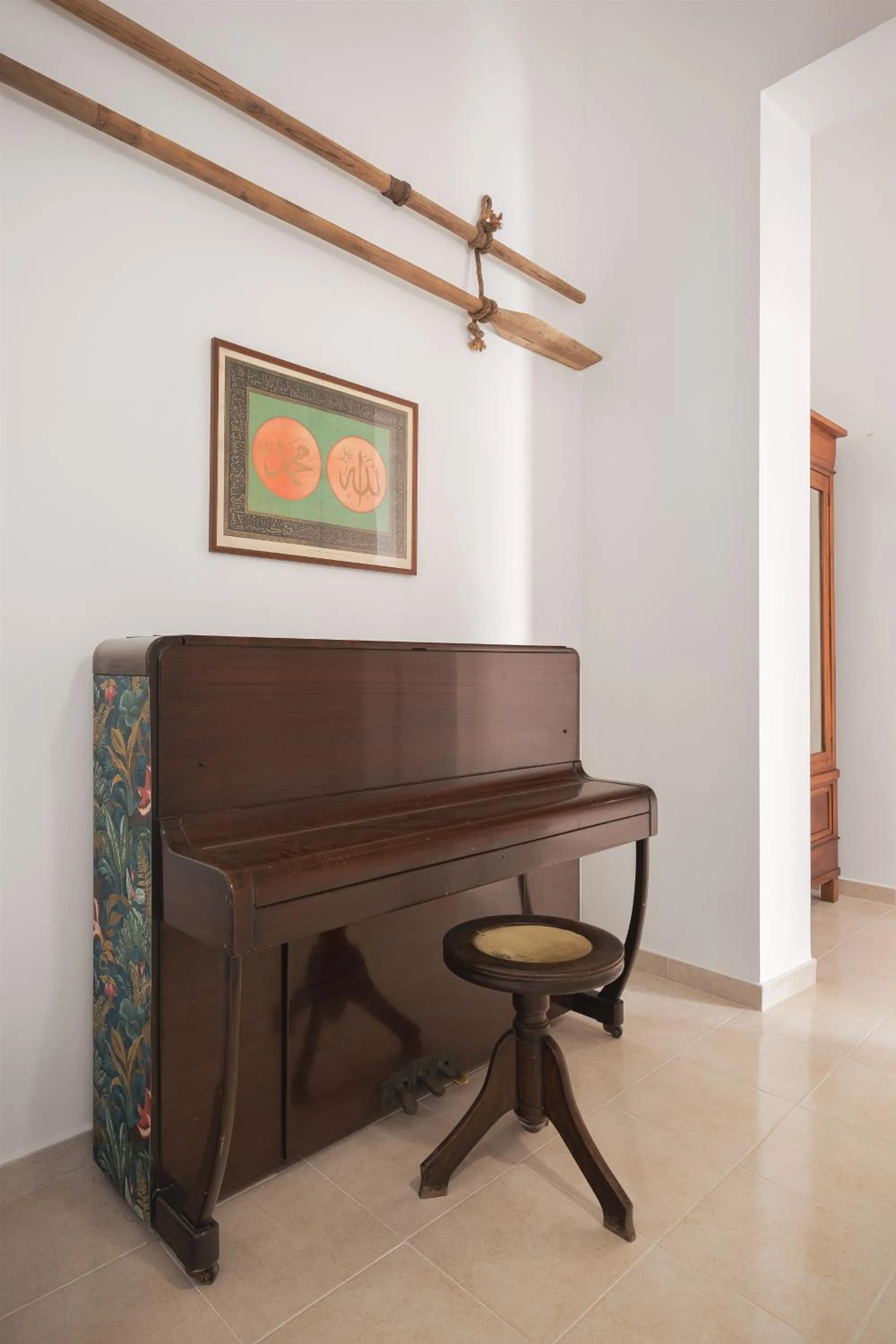 Decorative detail in Villa Edera Rental Room