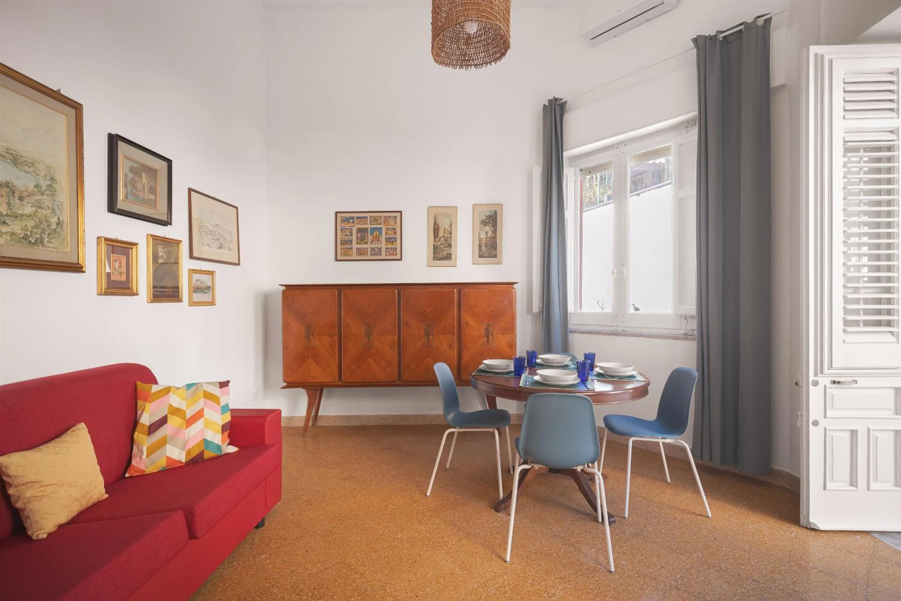 Living room in Villa Edera Rental Room