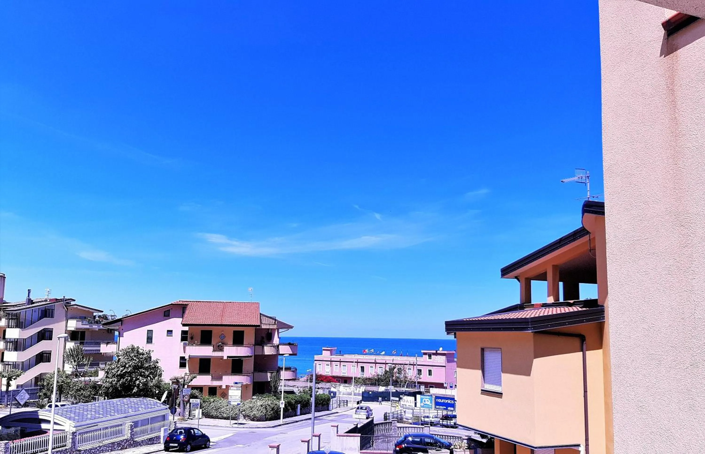 Balcony/Terrace in Living Piraino case vacanze