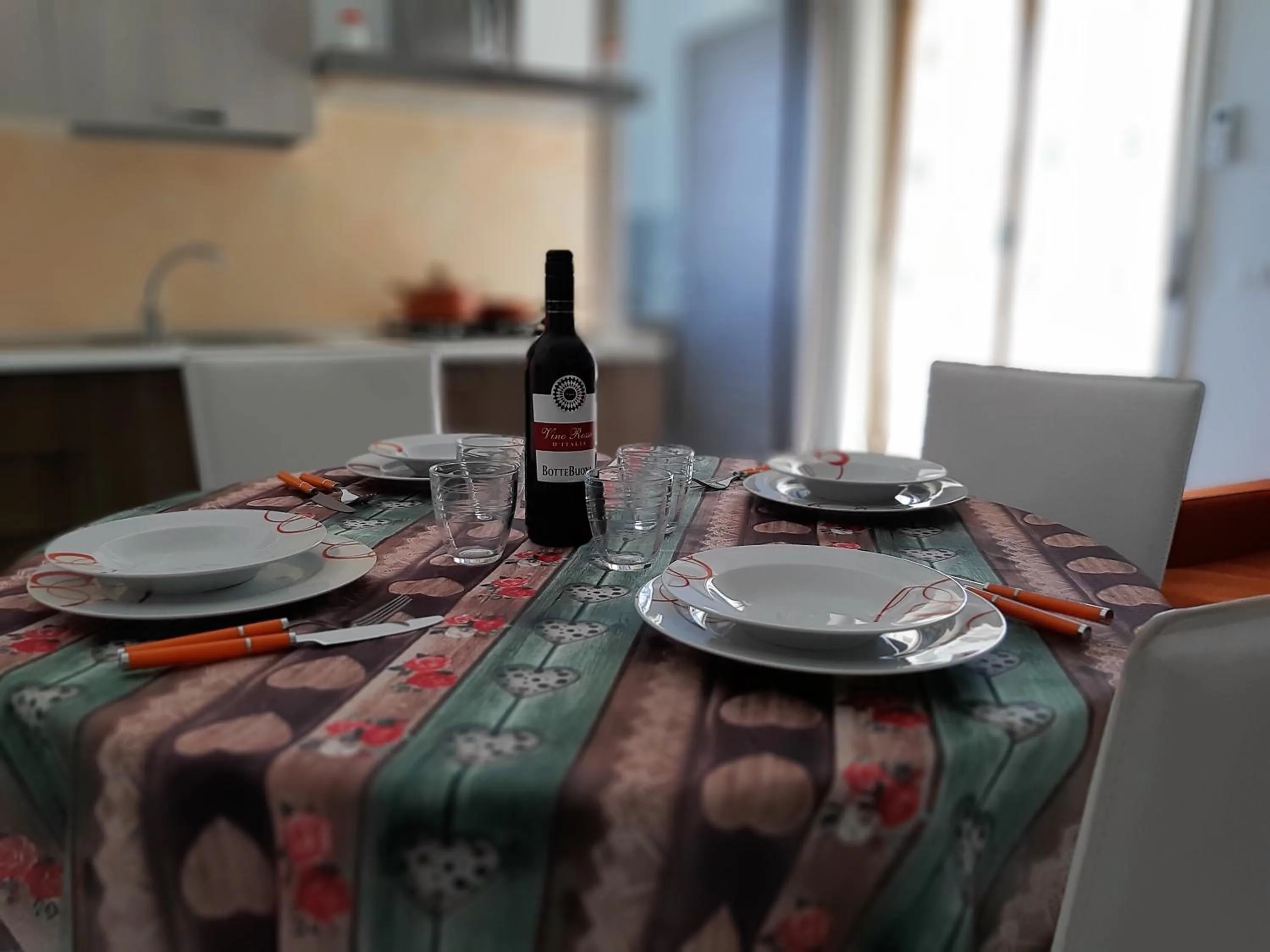 Kitchen or kitchenette in Living Piraino case vacanze