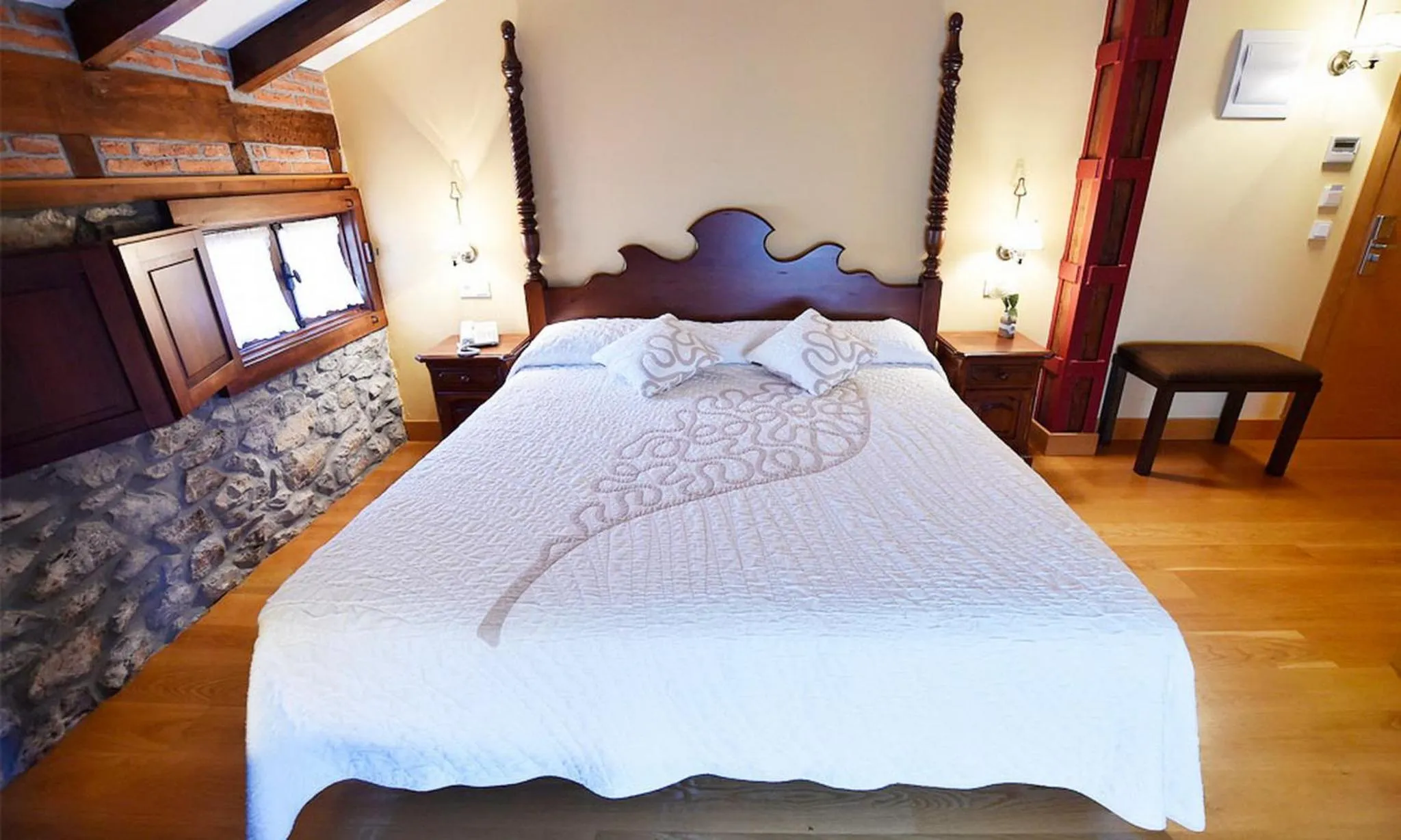 Bedroom, Bed in Posada Término