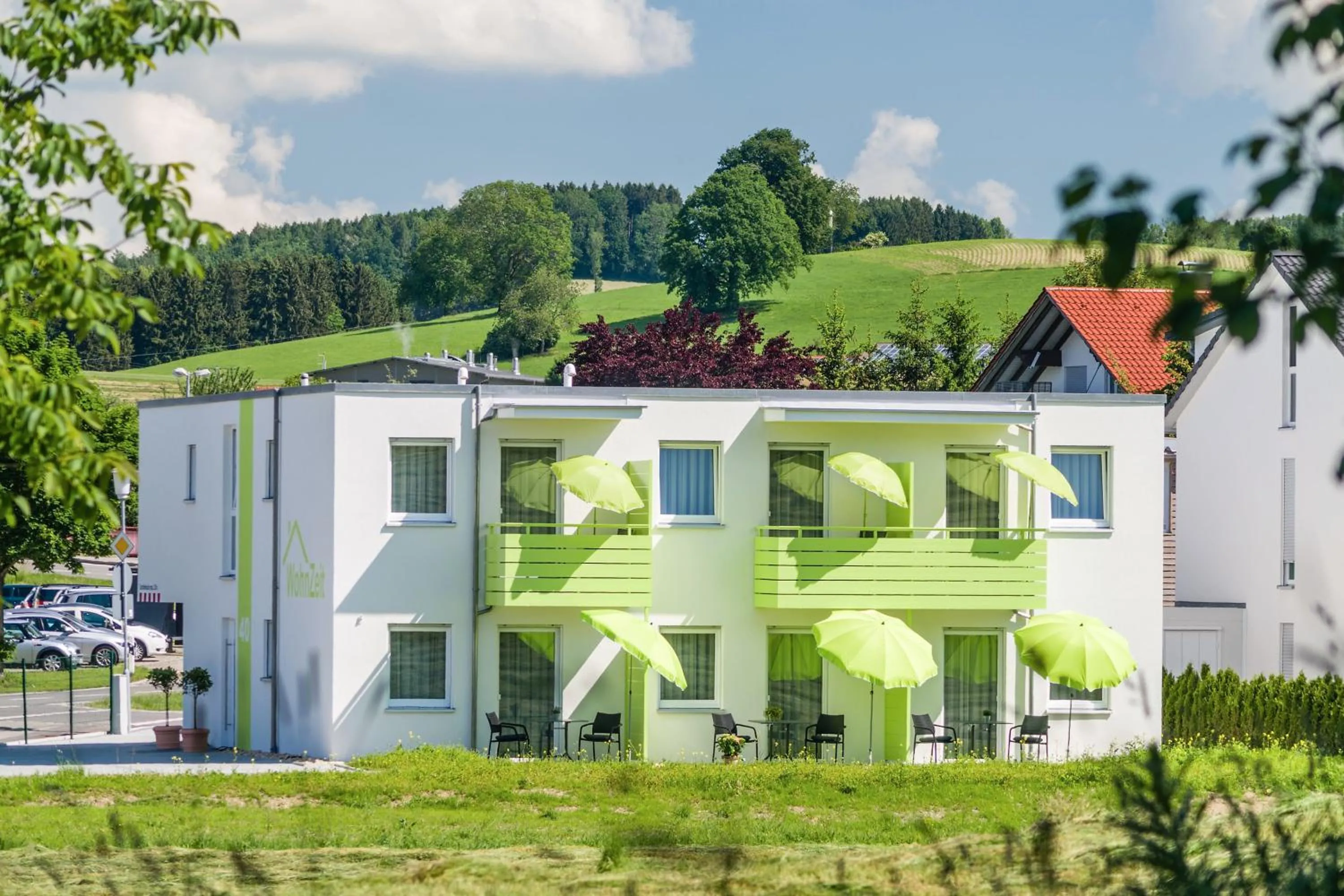 Property building in Apartments Amtzell, Selbst-Check-in