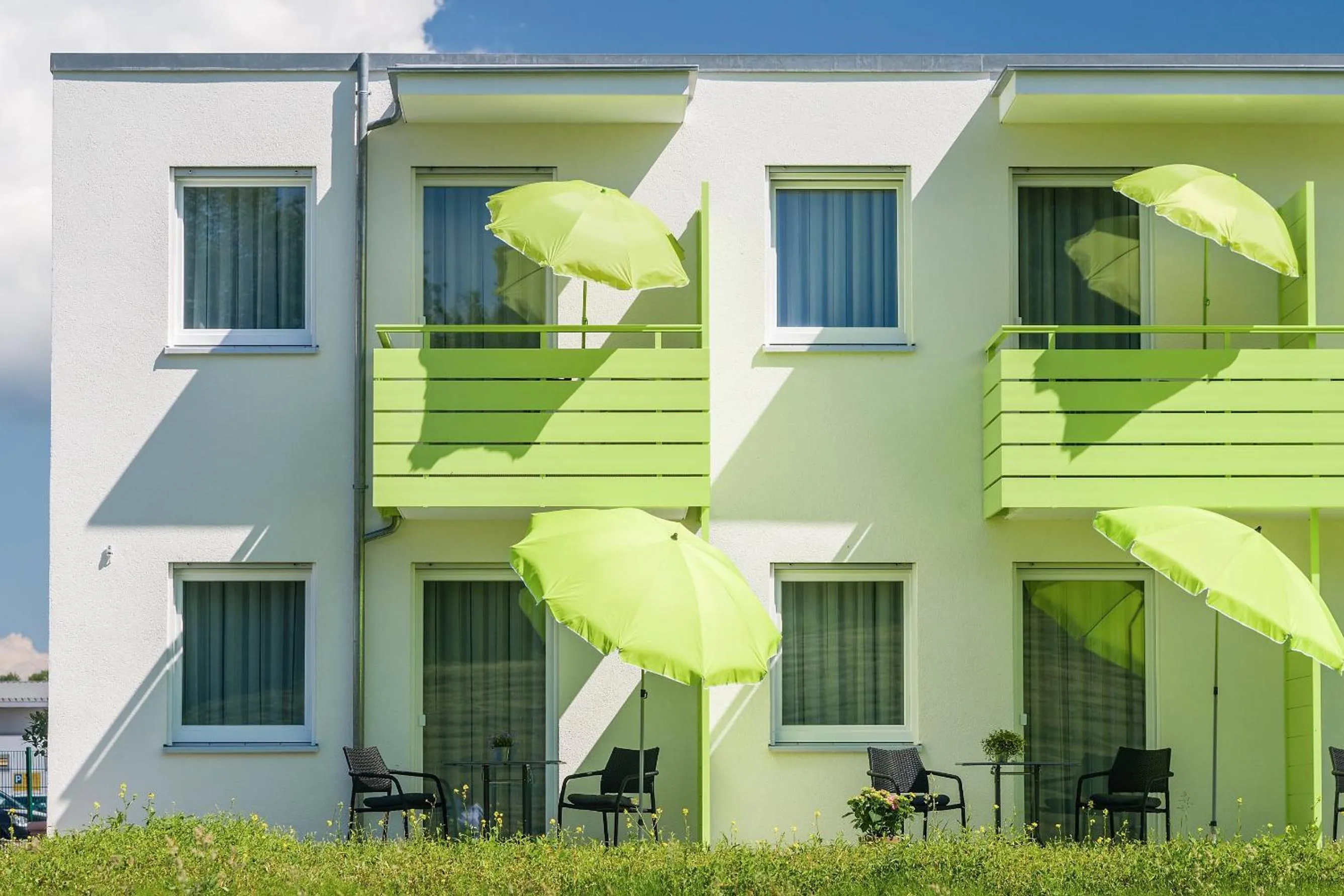 Property building in Apartments Amtzell, Selbst-Check-in