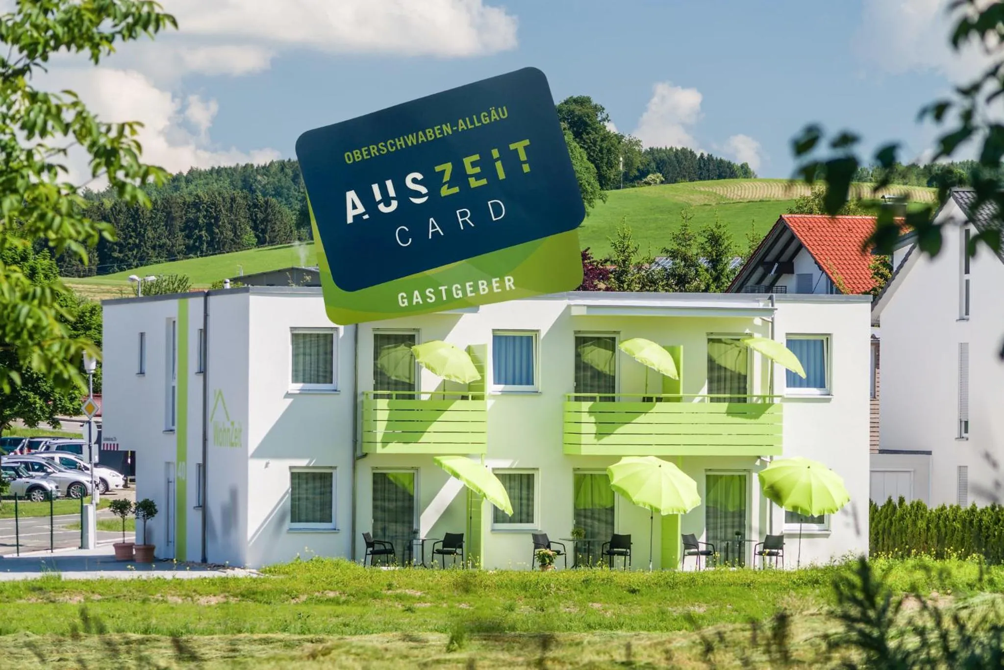 Property building in Apartments Amtzell, Selbst-Check-in