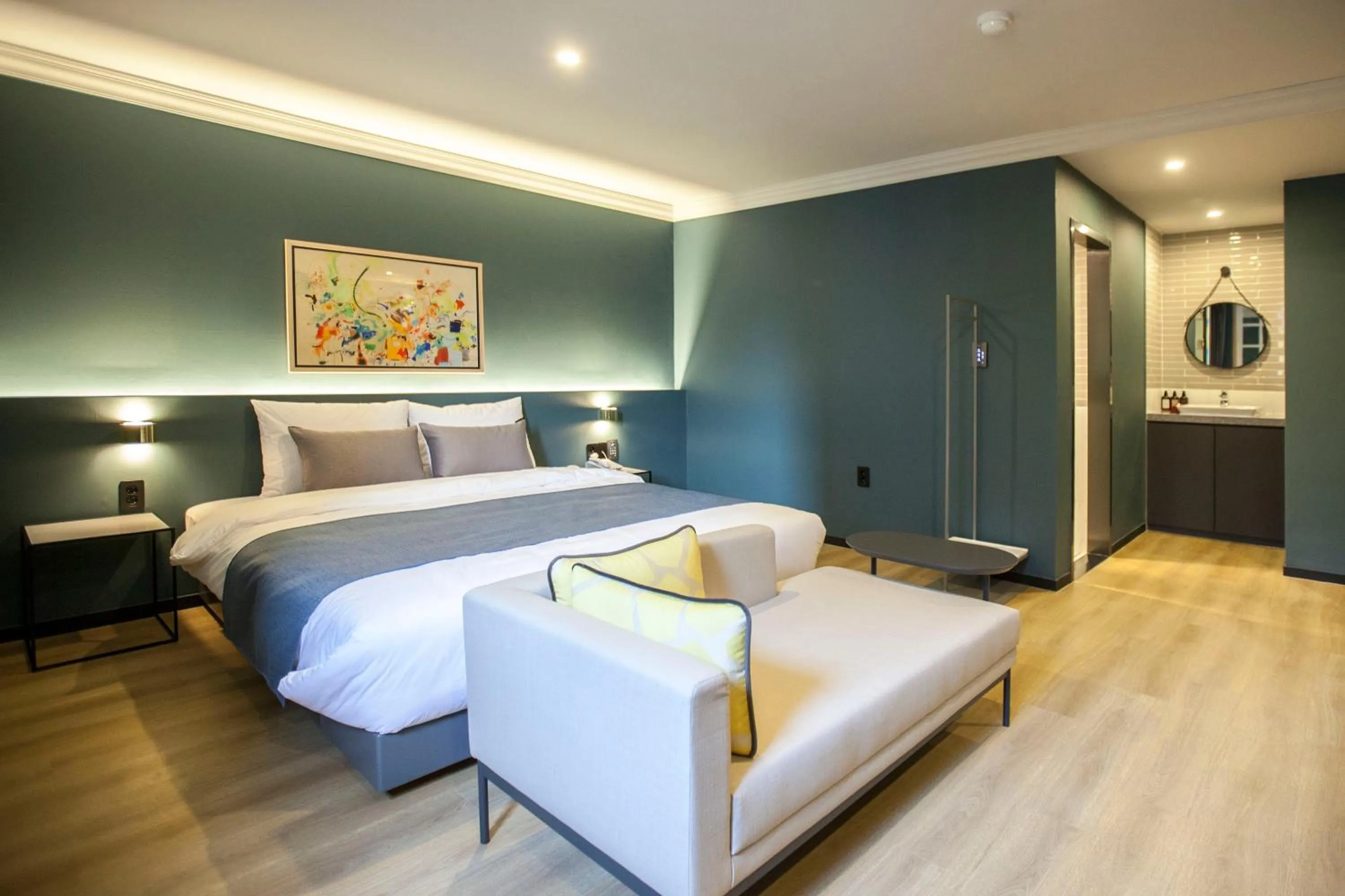 Bed in Browndot Hotel Masan Odong