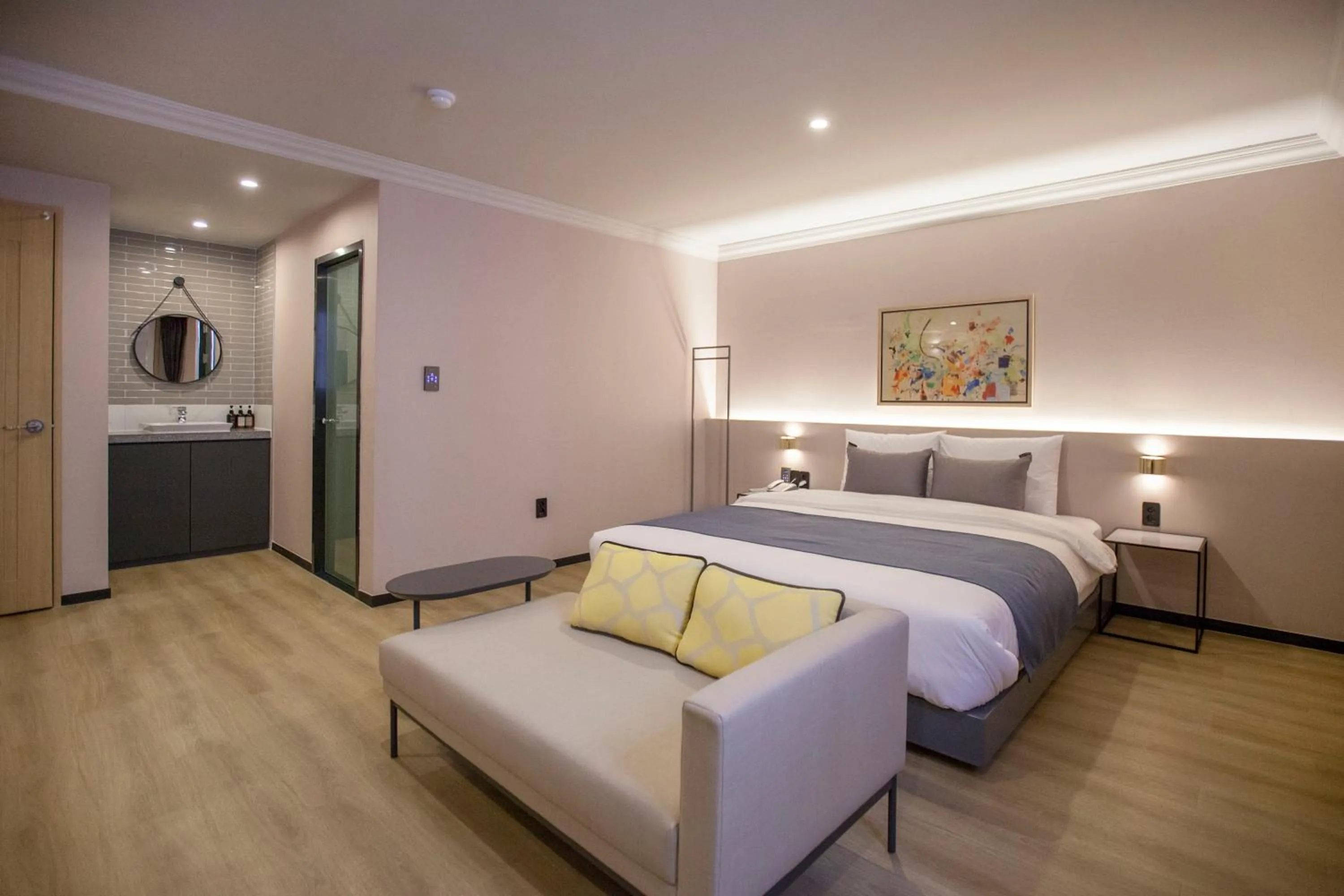 Bed in Browndot Hotel Masan Odong