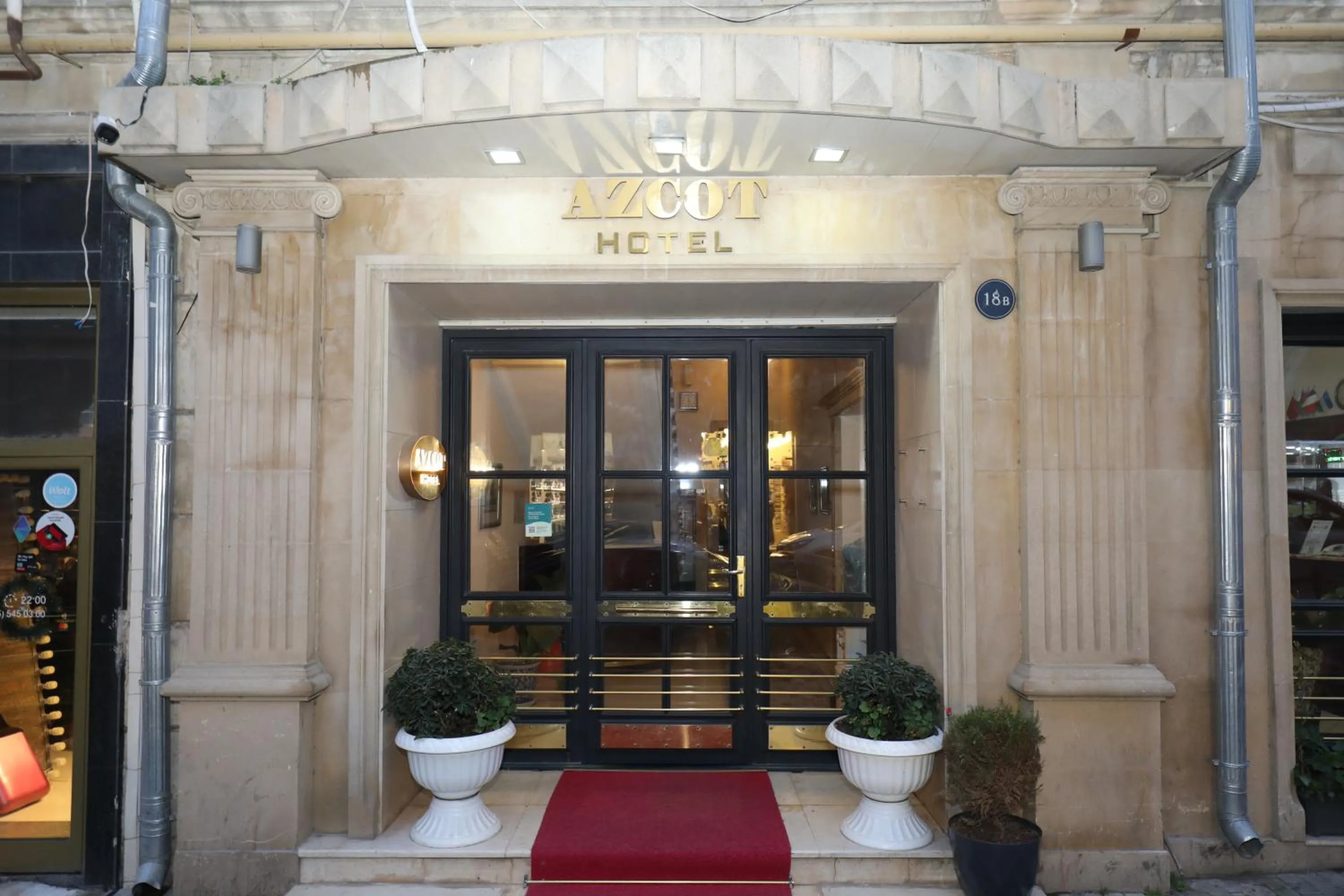 Facade/entrance in Azcot Hotel - Nizami Street