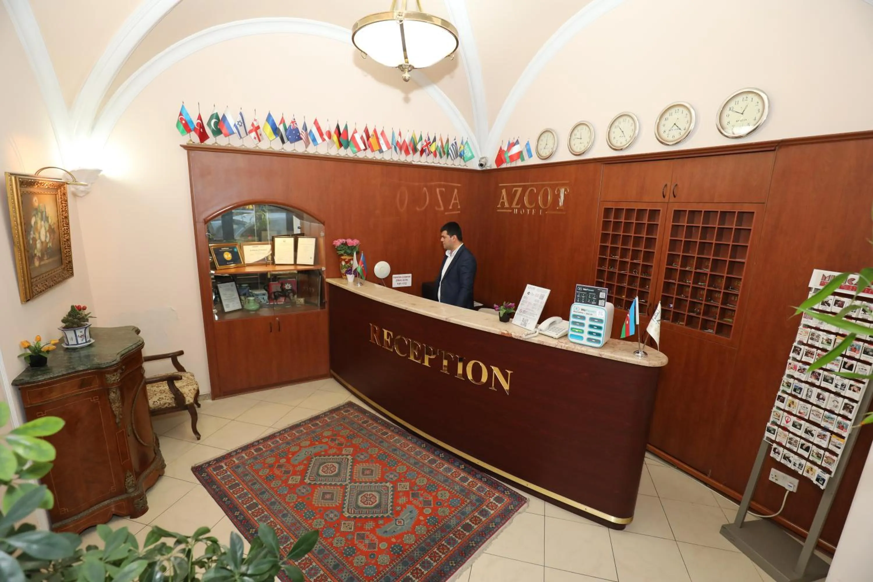 Lobby or reception in Azcot Hotel - Nizami Street