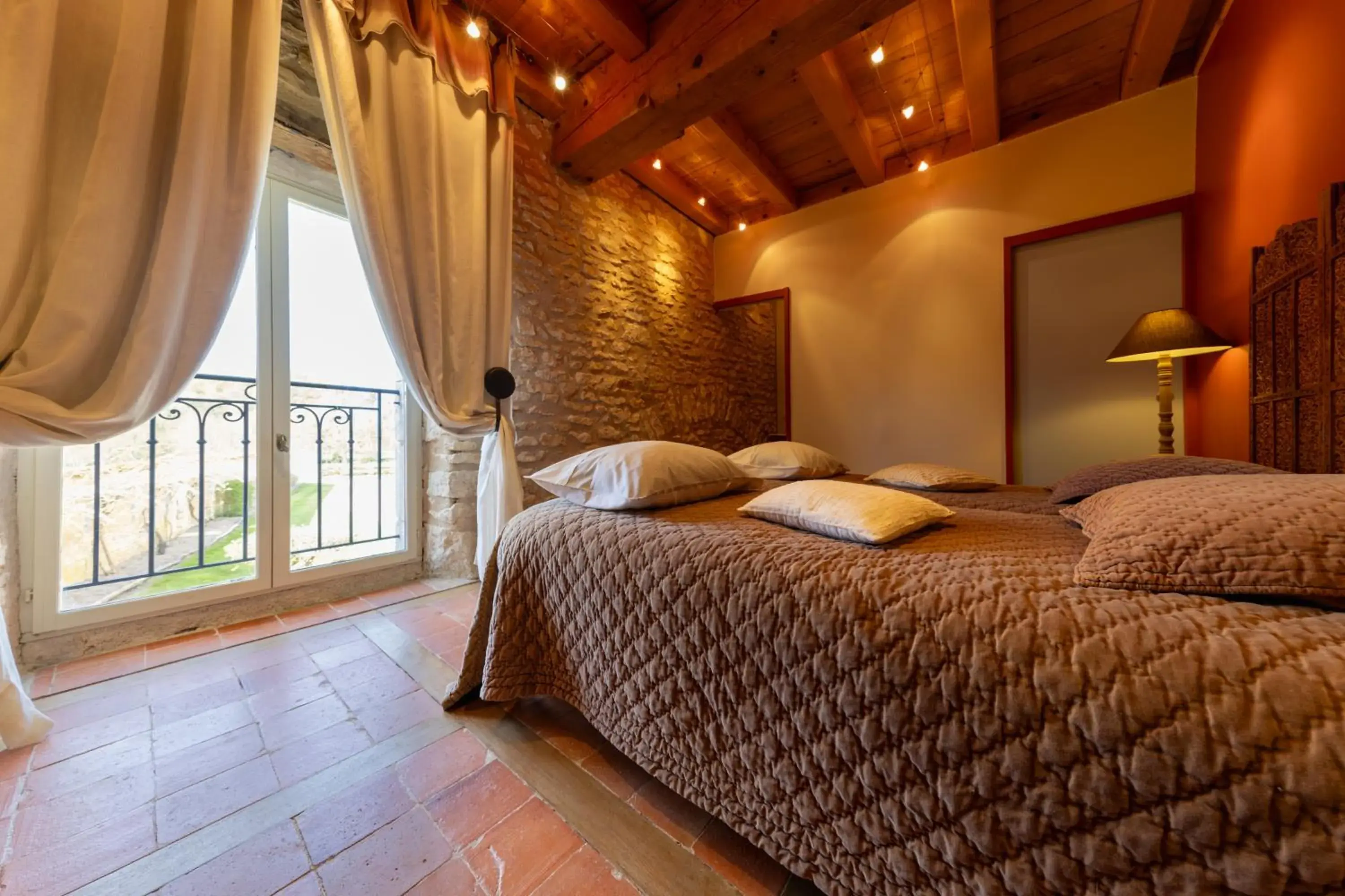 Superior Twin Room in Château de Mazières Superior Twin Room in Château de Mazières