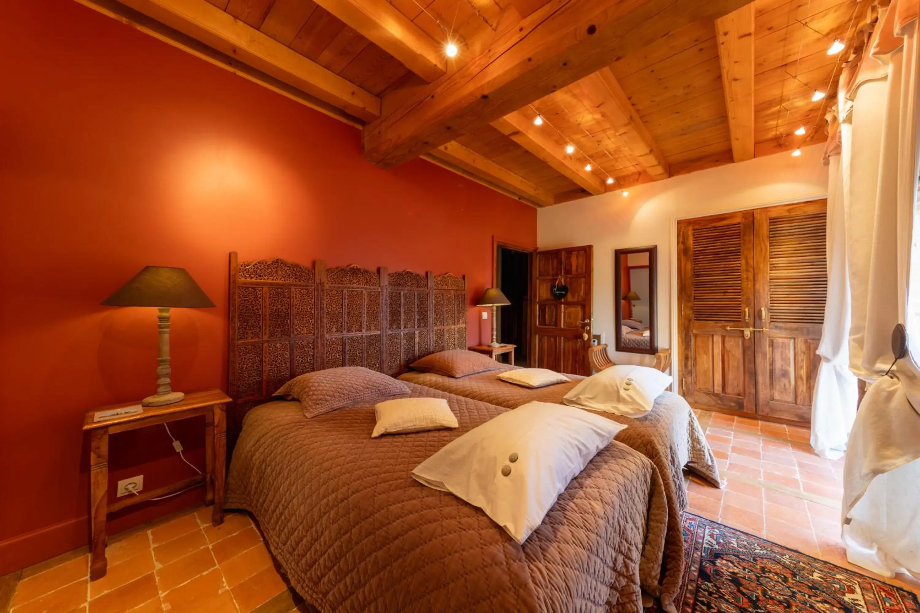 Superior Twin Room in Château de Mazières Superior Twin Room in Château de Mazières