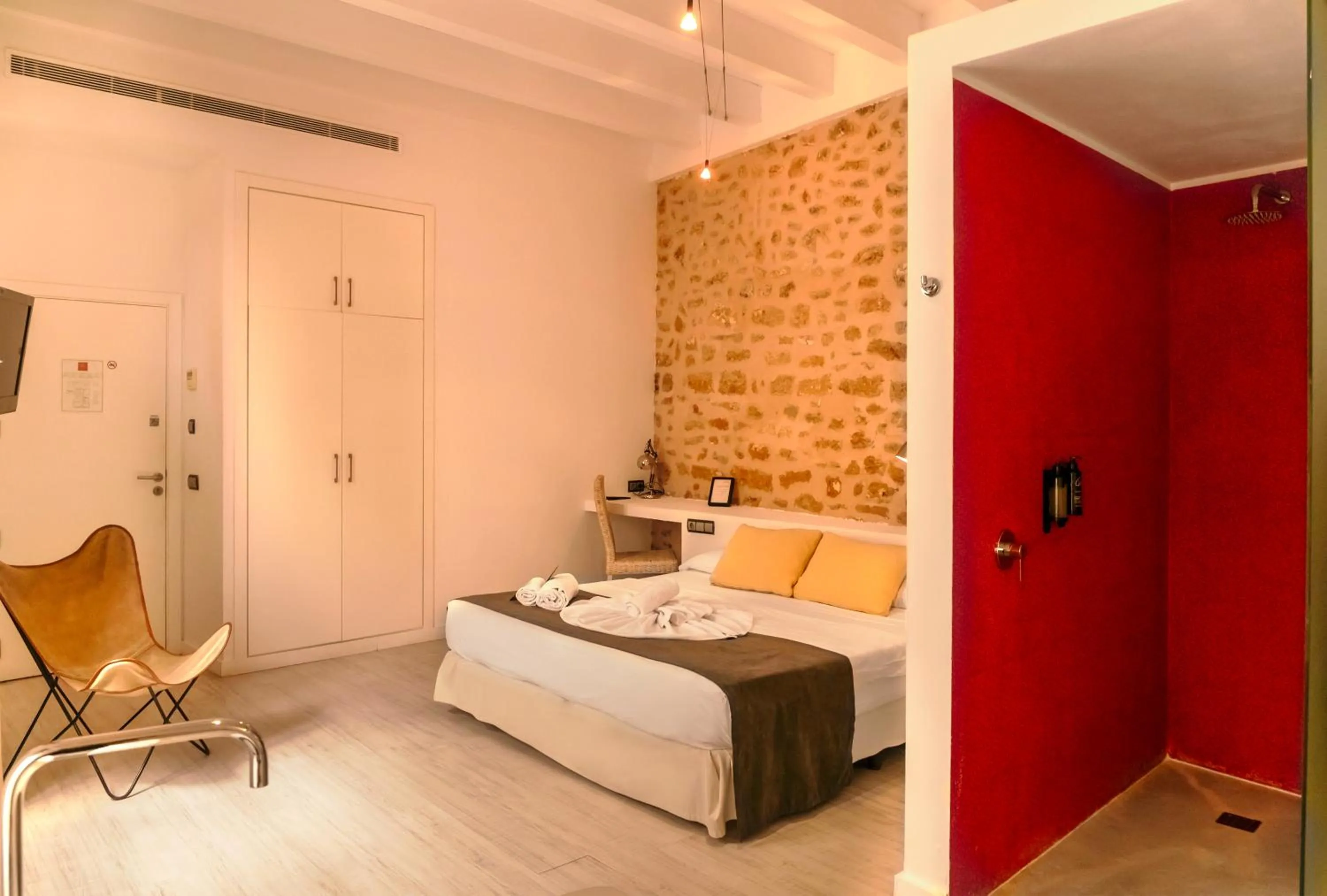 Bedroom, Bed in Alcudia Petit - Turismo de Interior