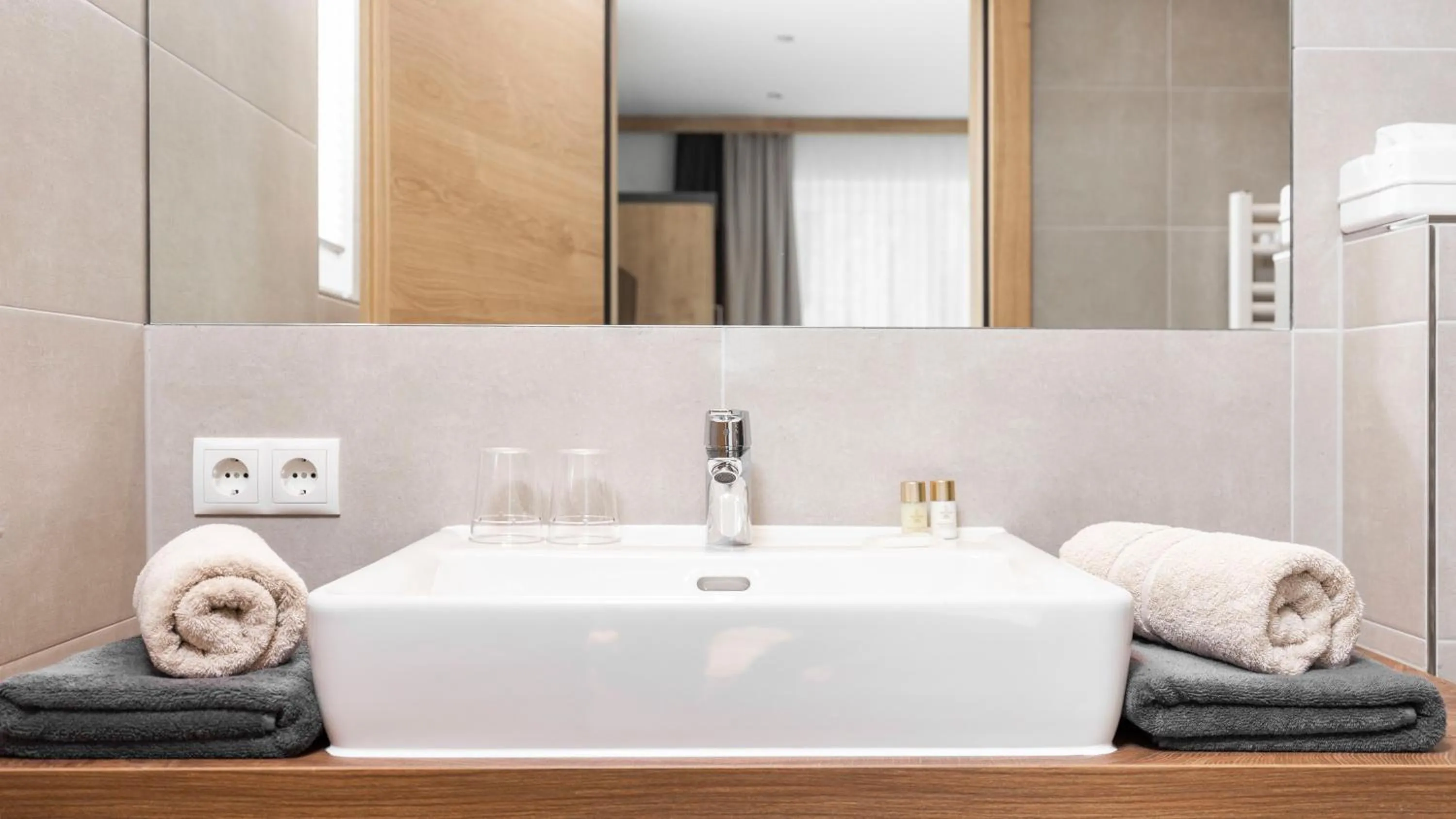 Bathroom in Aparthotel Lerch