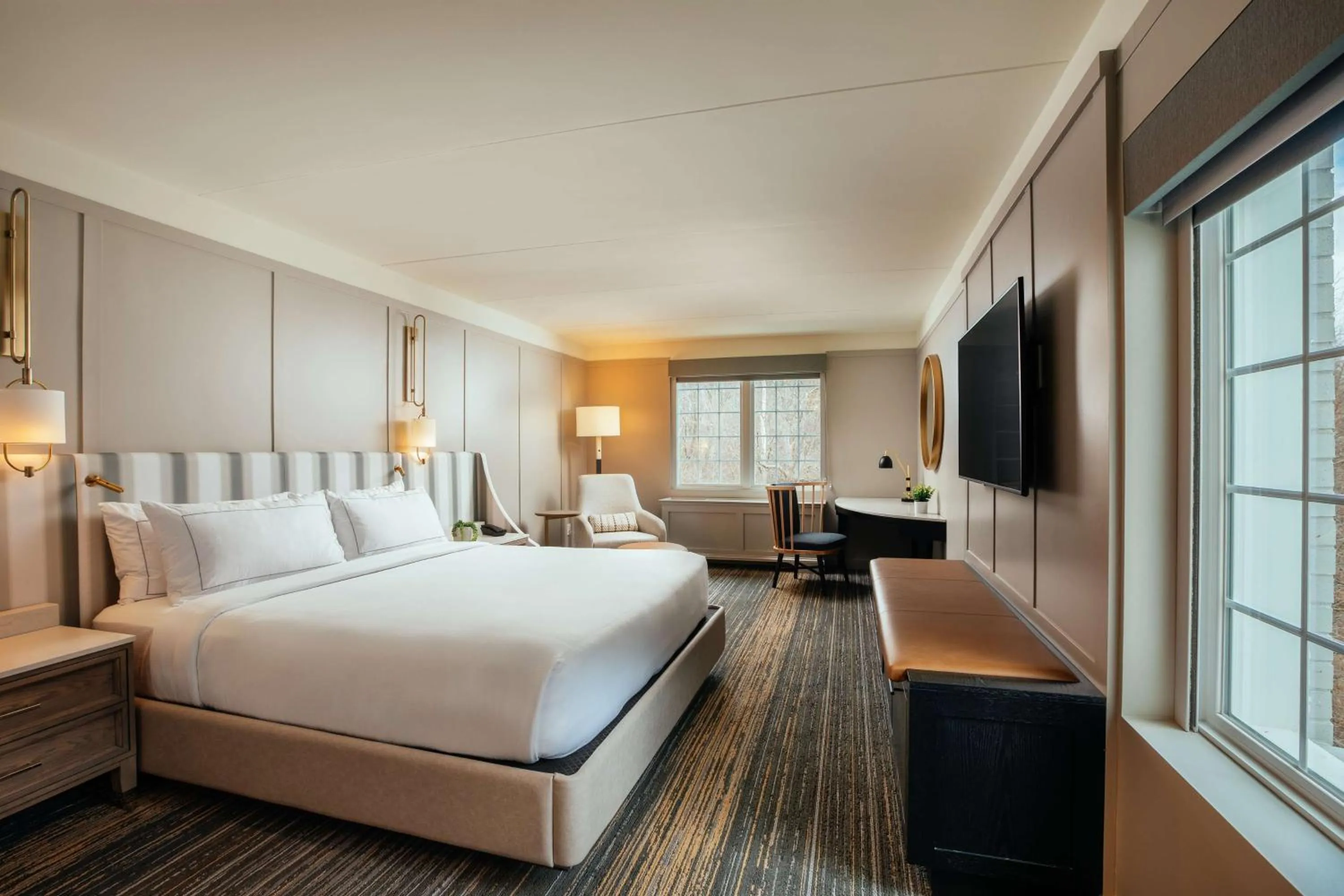 Bedroom, Bed in Somerset Hills Hotel, Tapestry Collection by Hilton