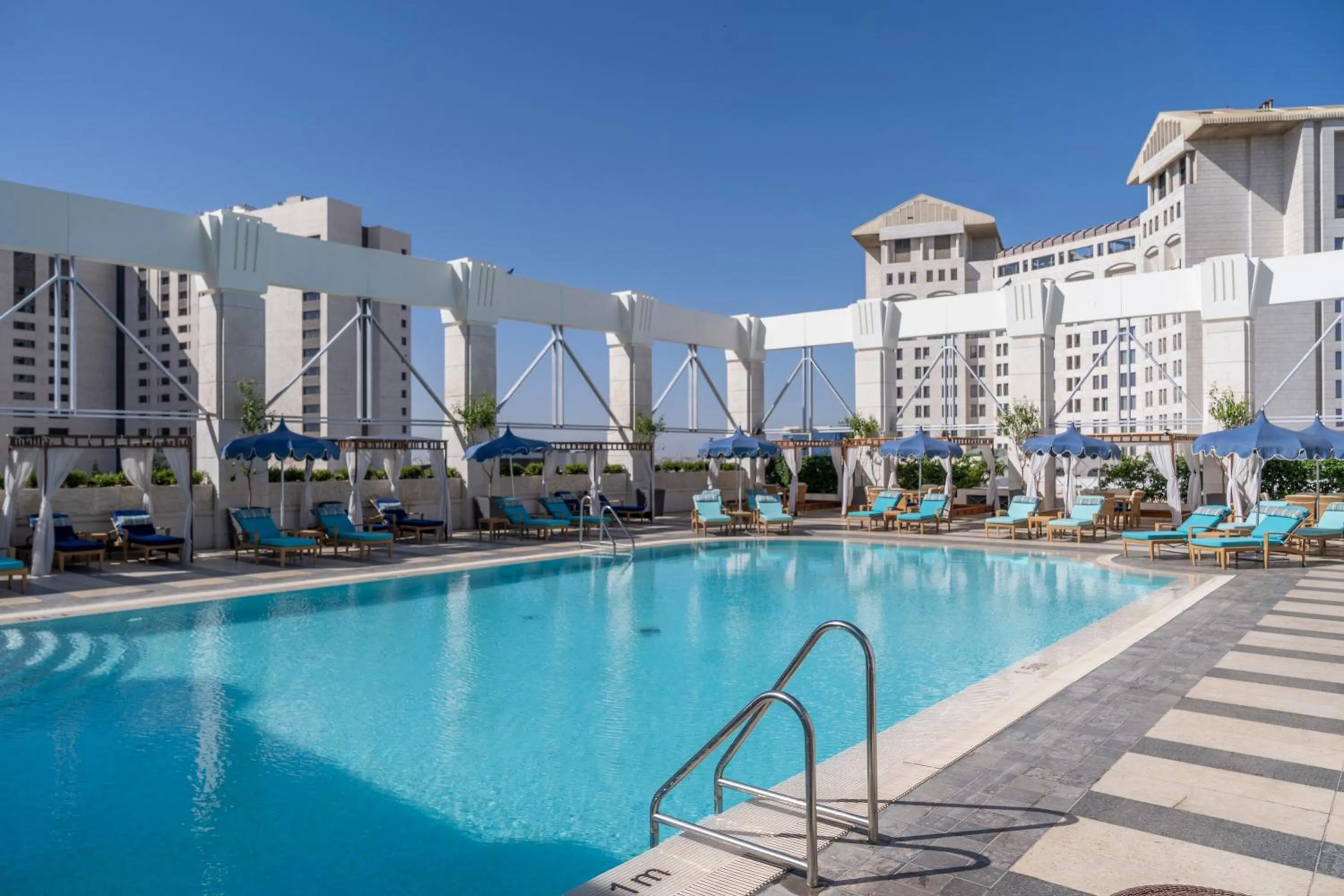 Swimming pool in Four Seasons Hotel Amman