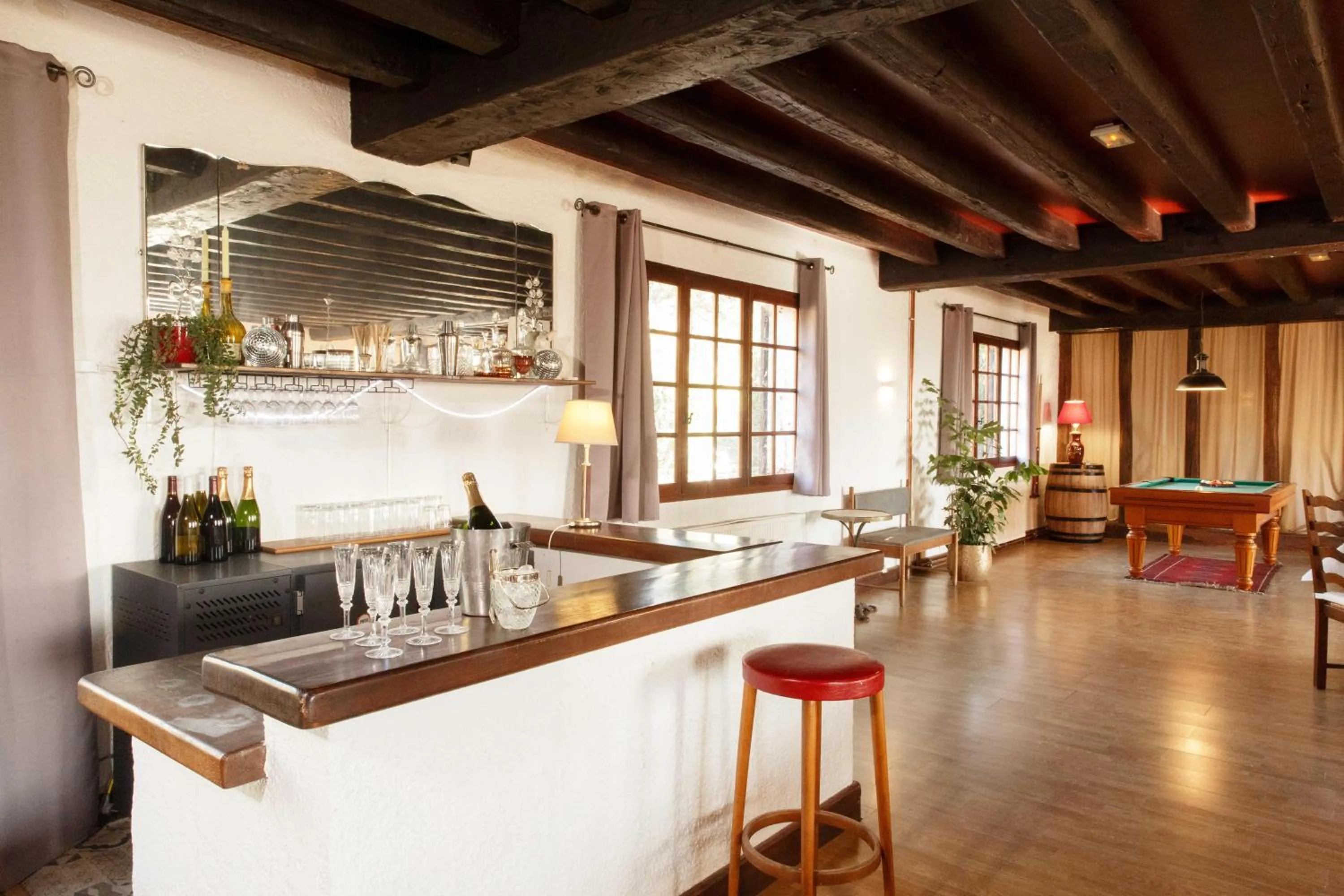 Lounge or bar in Domaine Foray