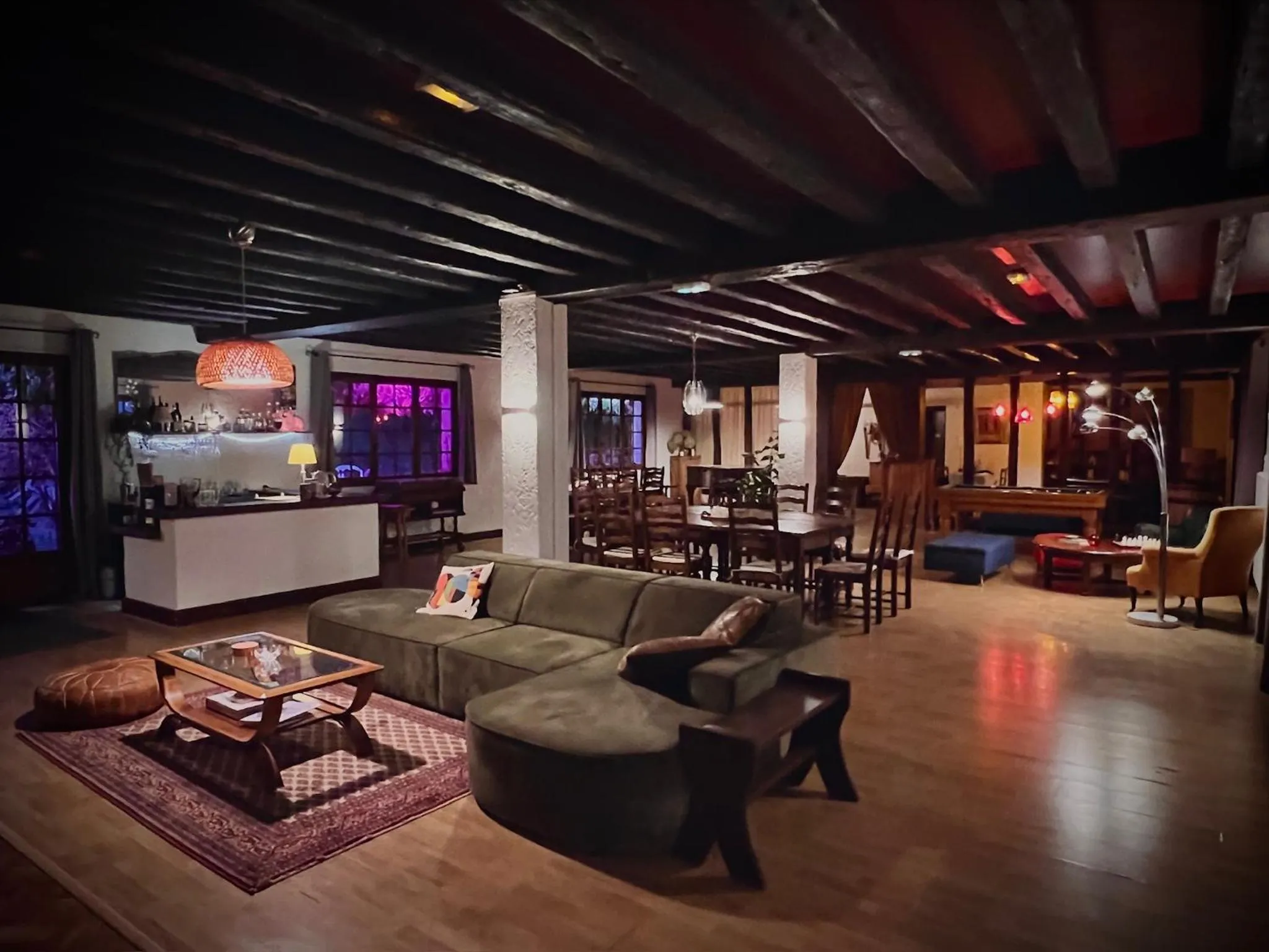 Communal lounge/ TV room in Domaine Foray