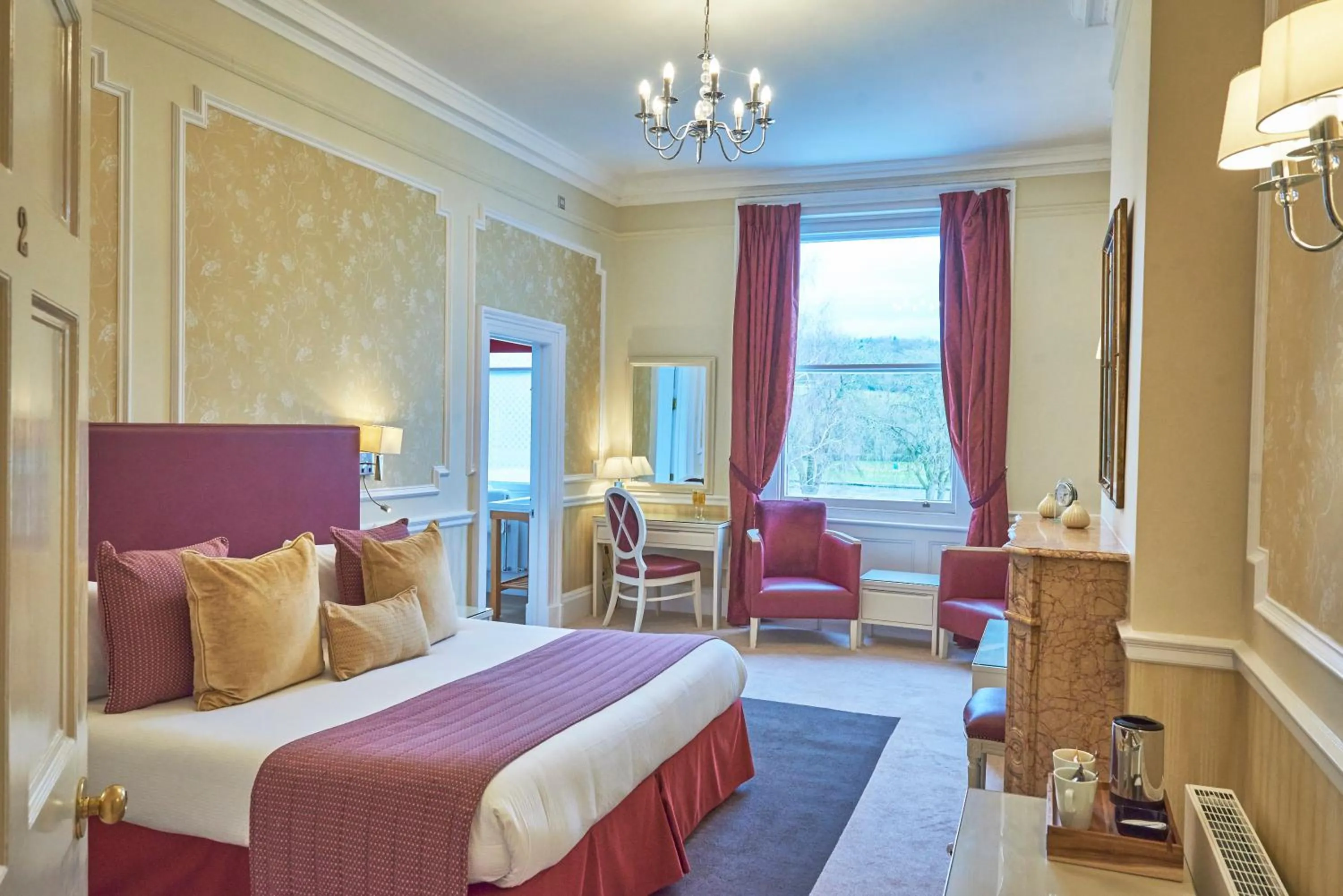 Bed in Phyllis Court Members Club