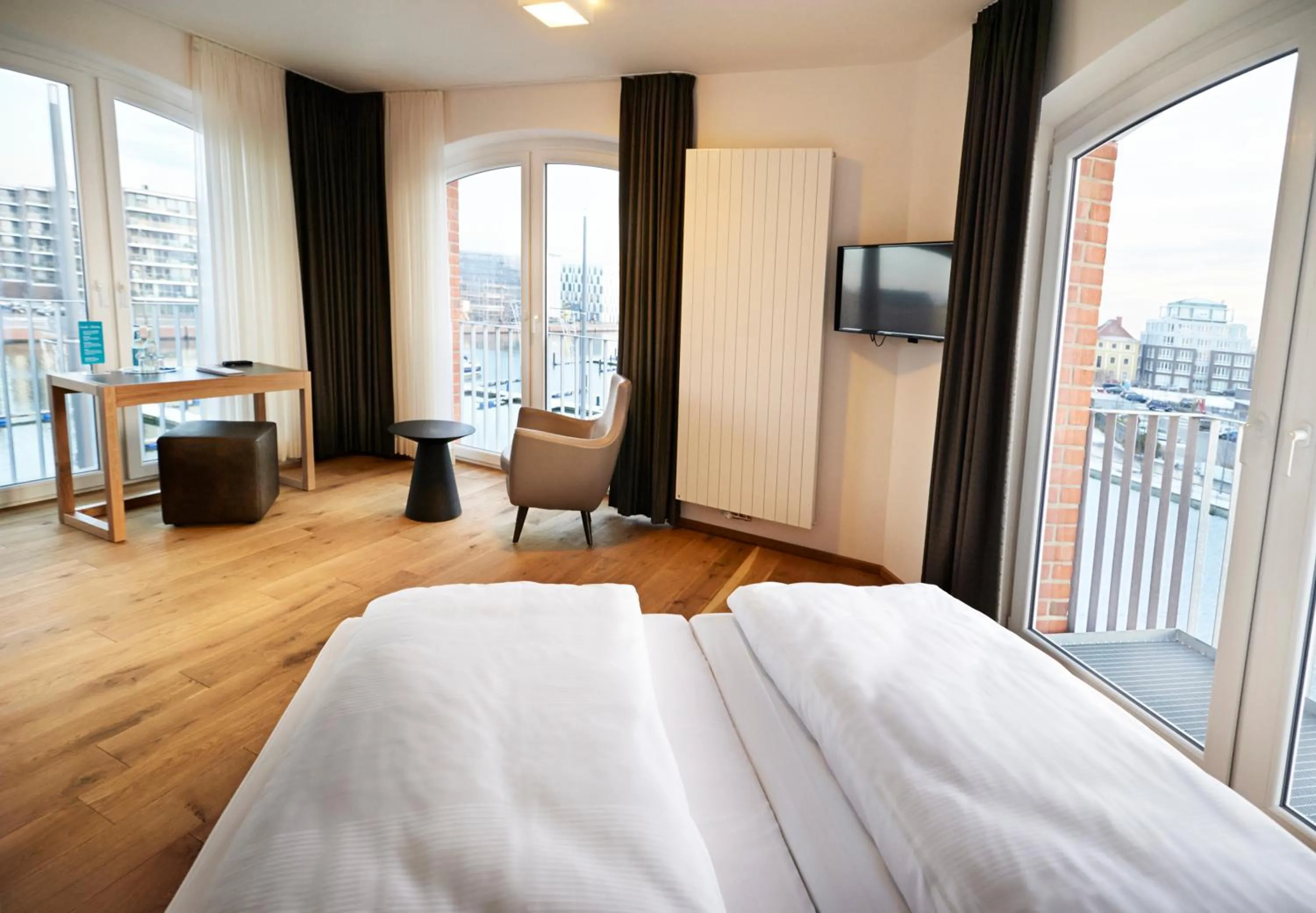 Bed in Im-Jaich Hotel Bremerhaven