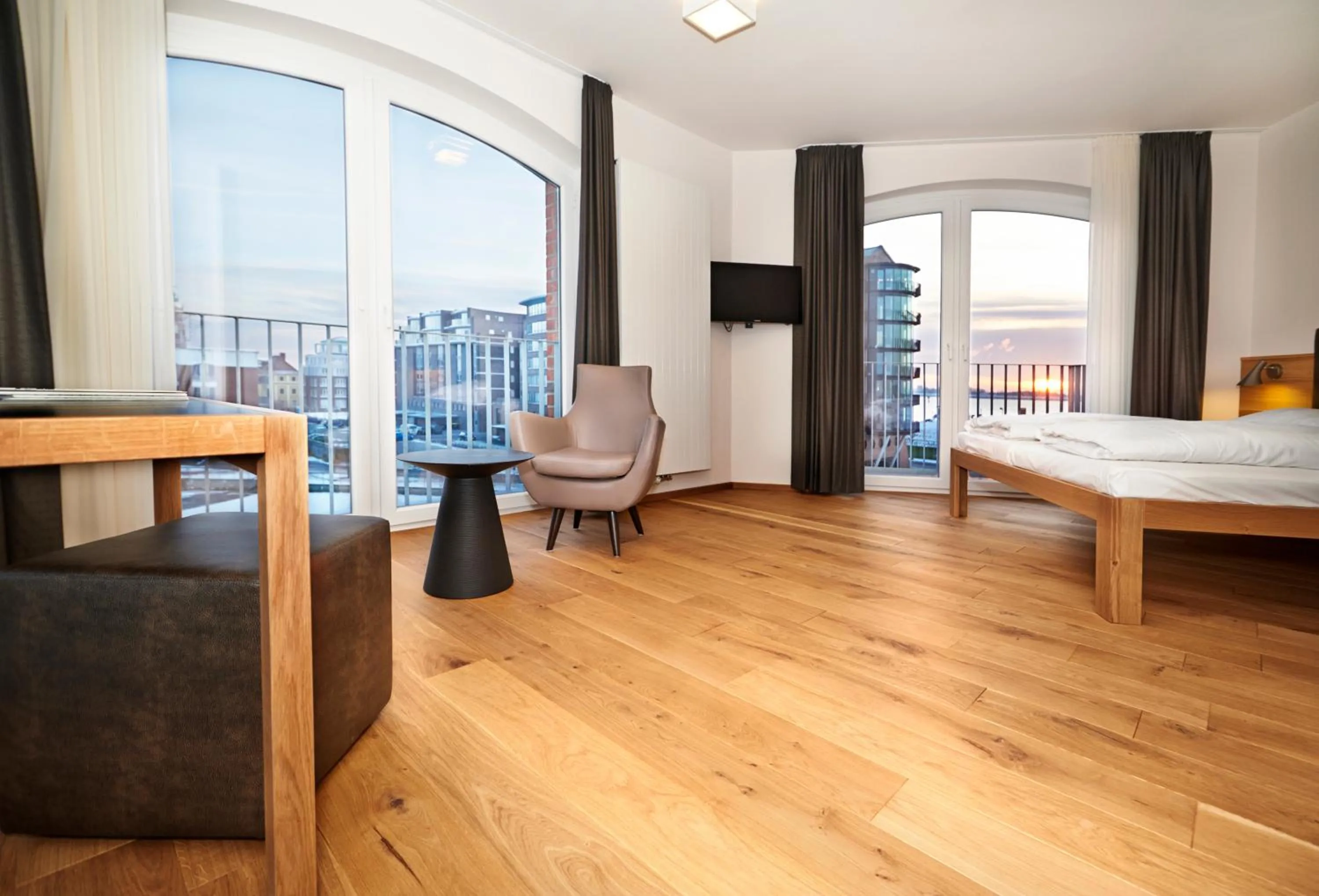 Bed in Im-Jaich Hotel Bremerhaven