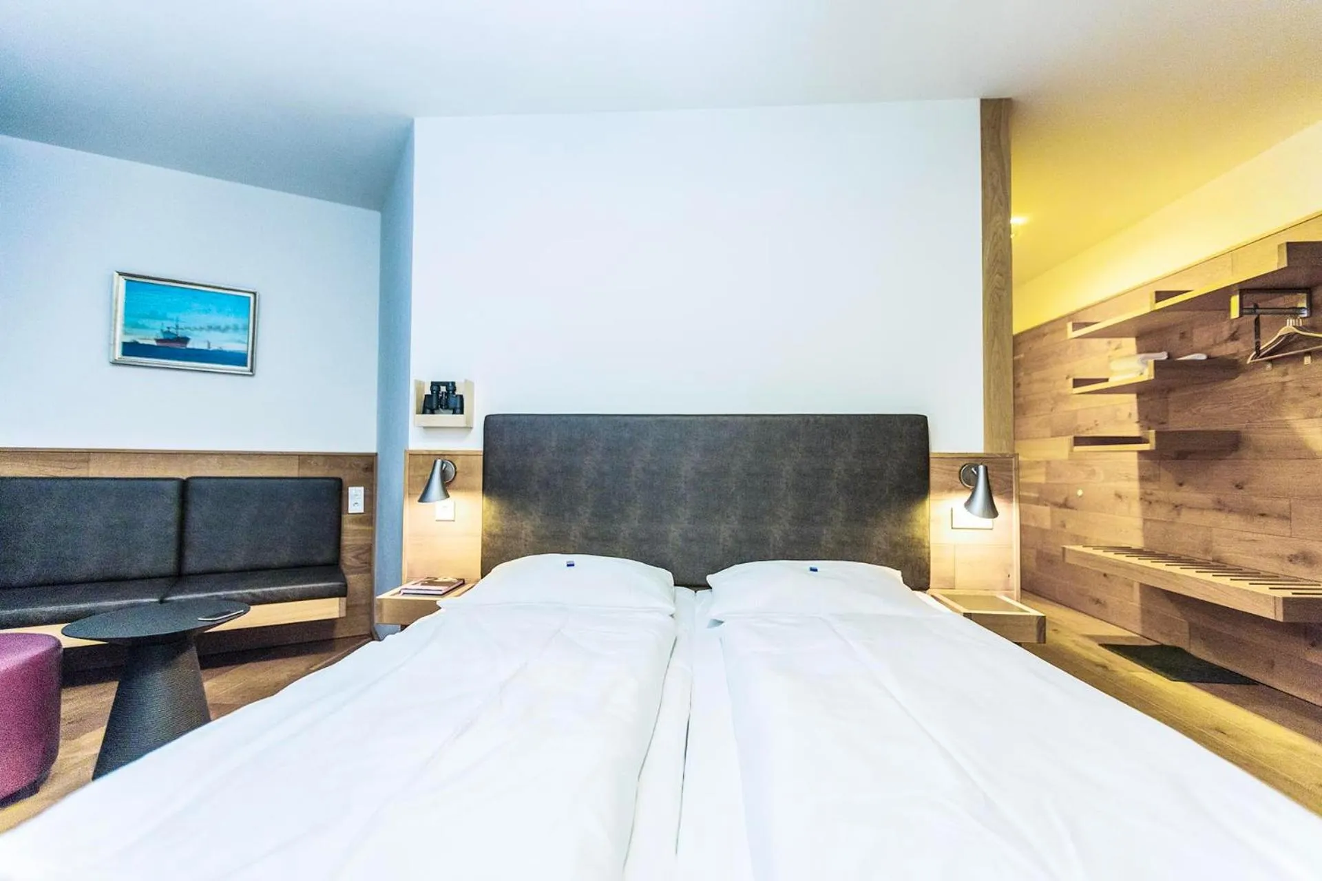 Bed in Im-Jaich Hotel Bremerhaven