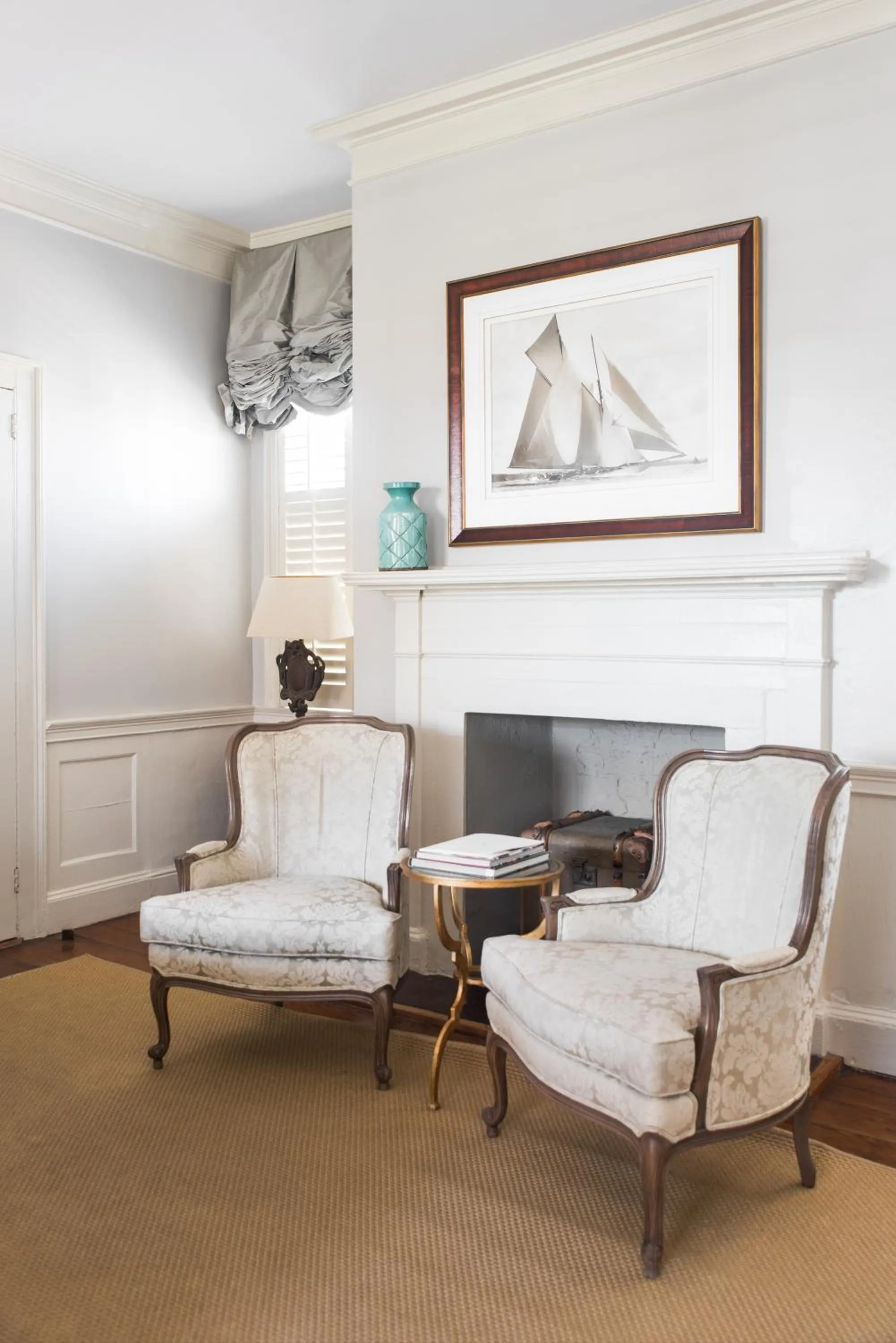 Seating area in Zero George Hotel