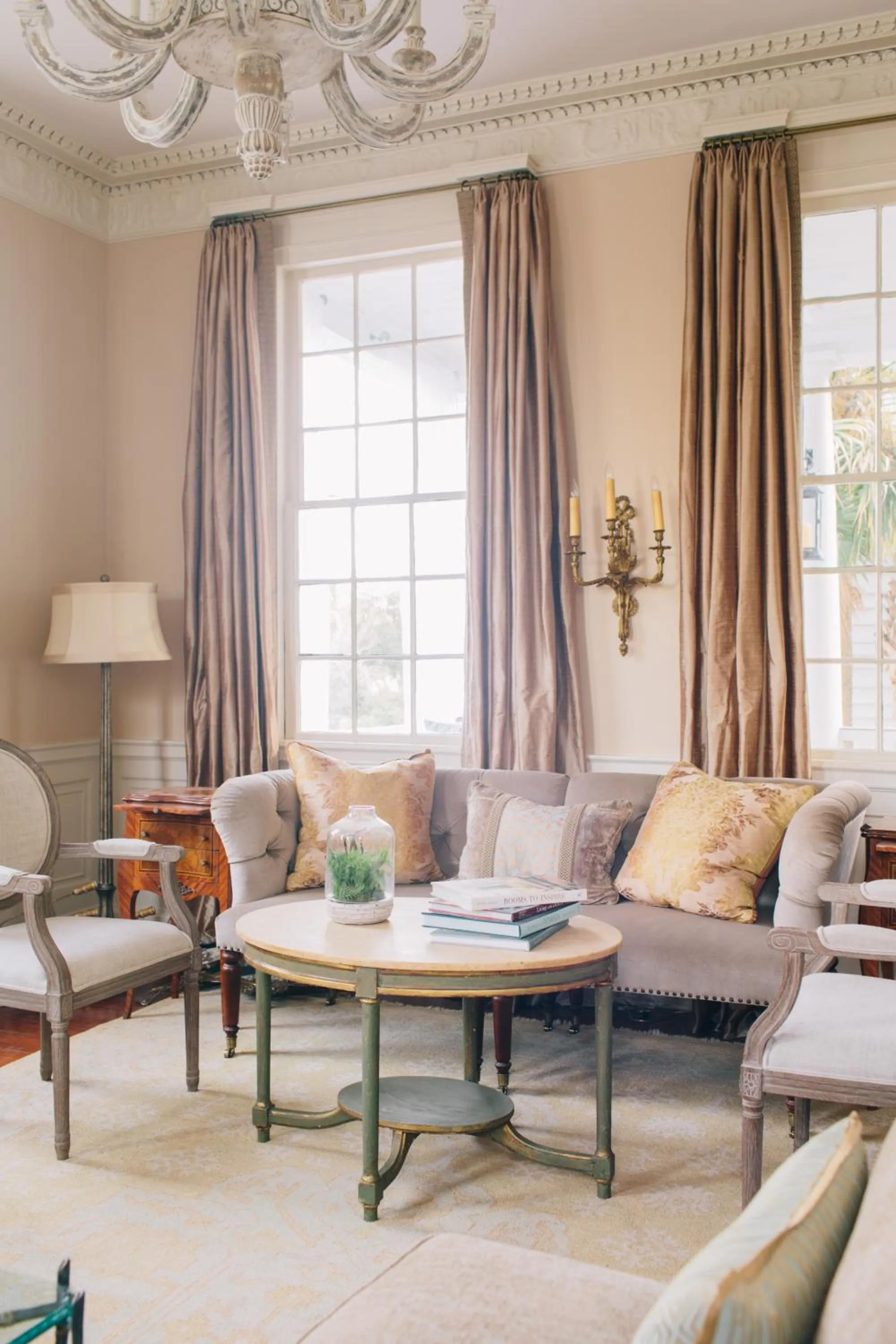 Decorative detail in Zero George Hotel