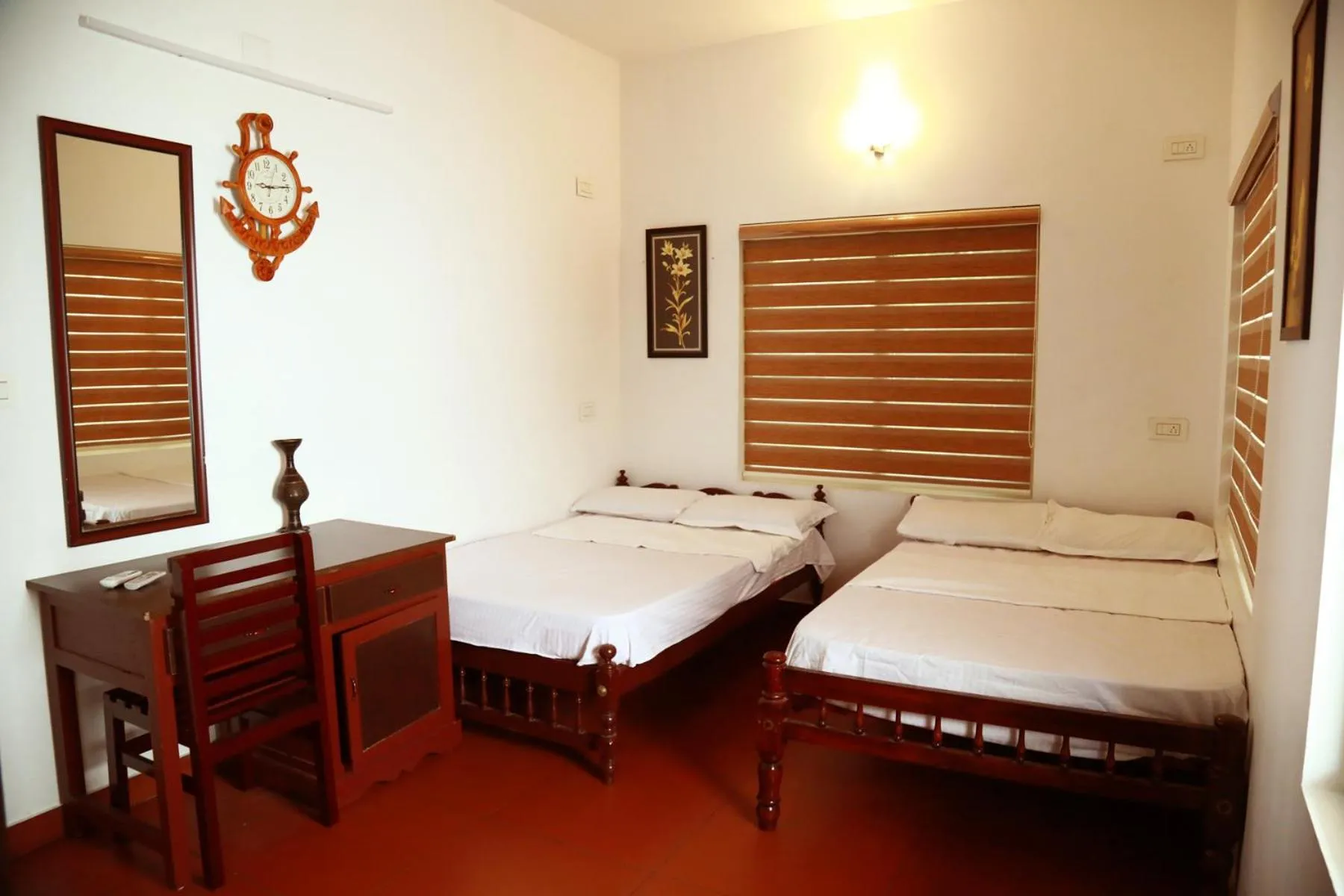 Family Room with Private Bathroom in Back Packers Cochin Villa