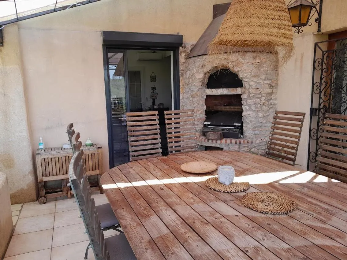 Patio in Domaine de la Borie YourHostHelper