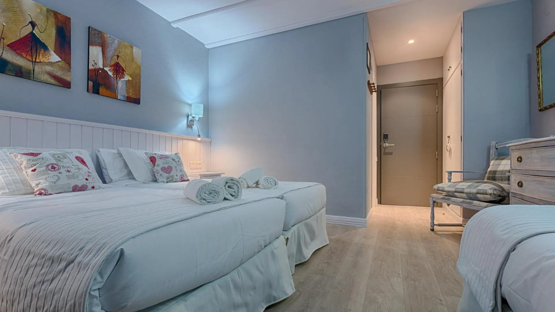 Bedroom, Bed in Hotel Ribaeta