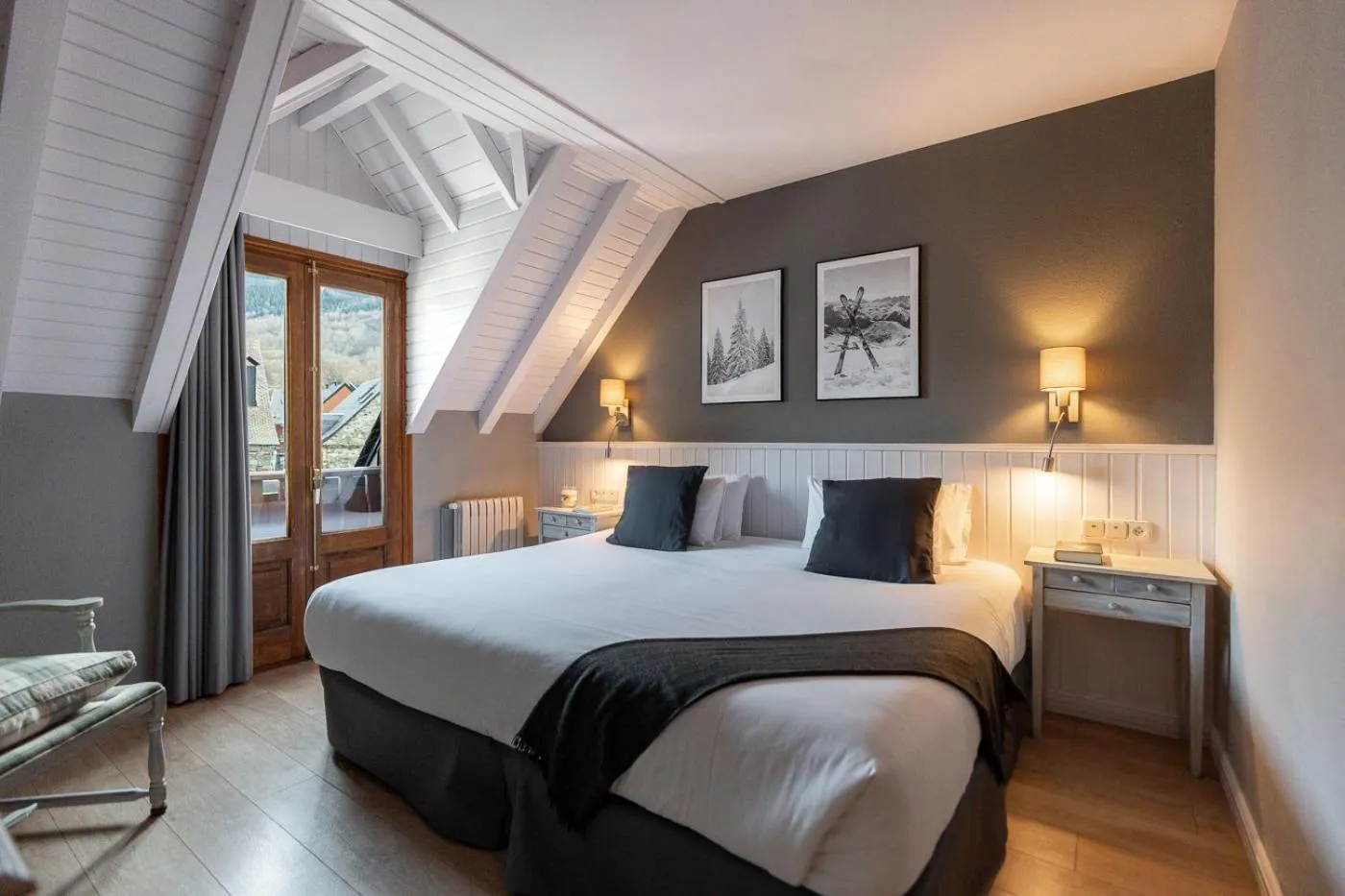 Bedroom, Bed in Hotel Ribaeta