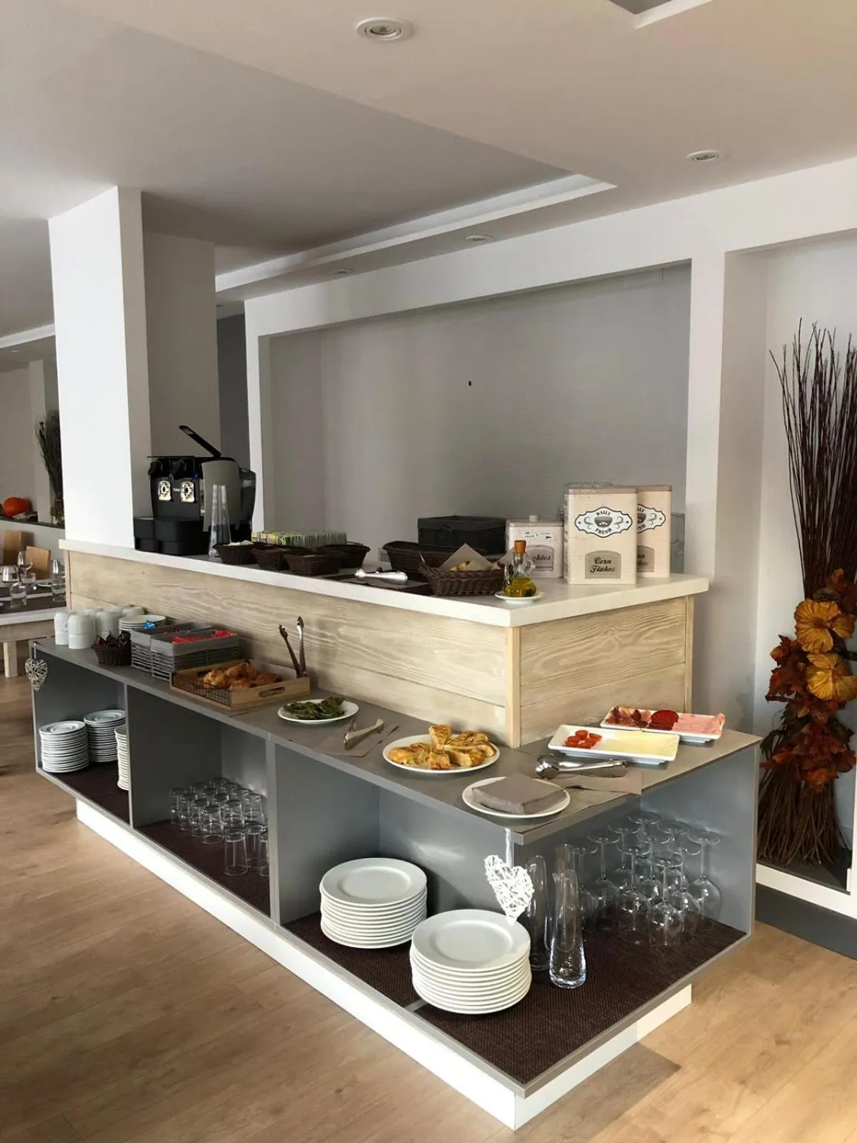 Buffet breakfast in Hotel Ribaeta