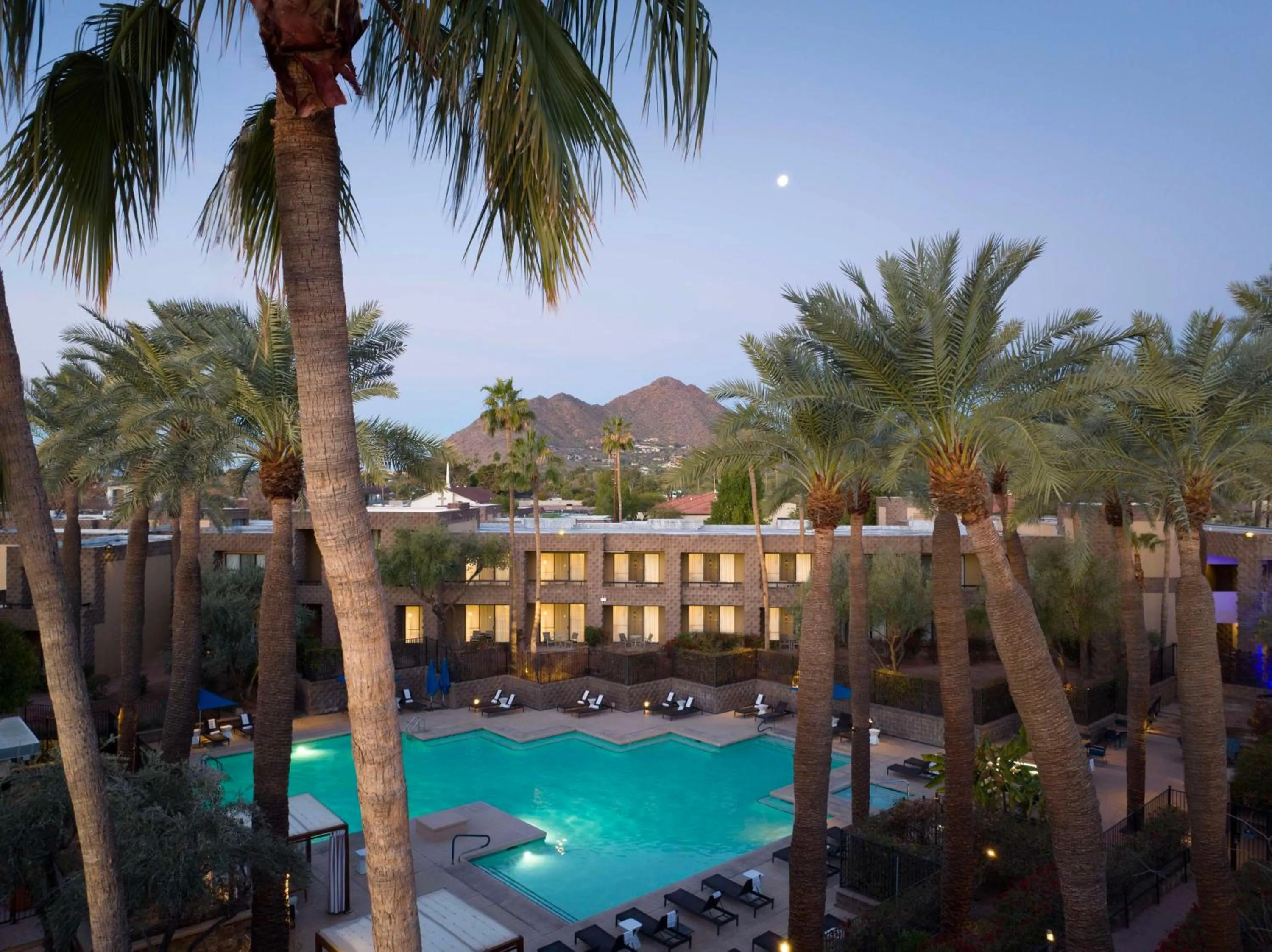 Pool view in DoubleTree by Hilton Paradise Valley Resort Scottsdale