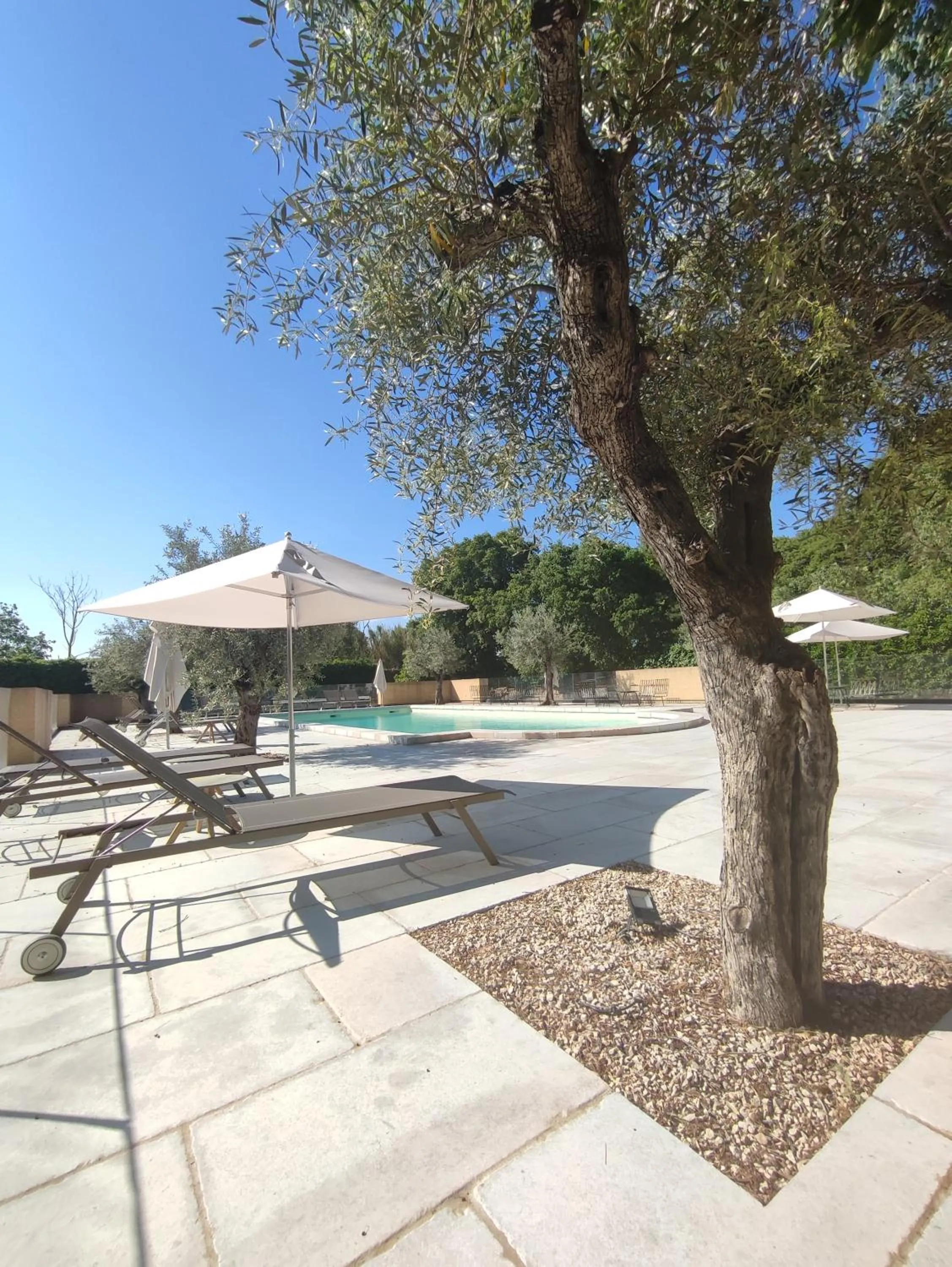 Swimming pool in Les Chambres du Prieuré