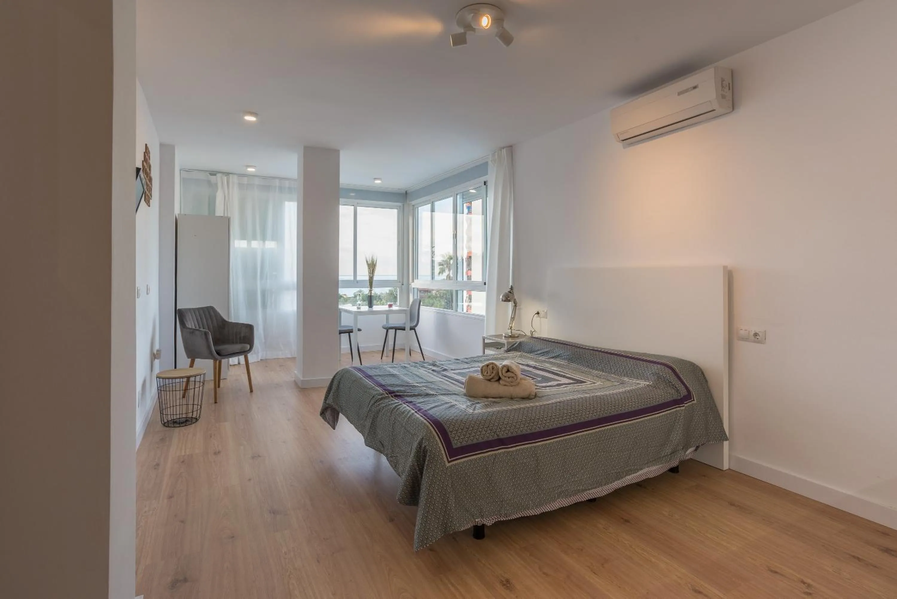 Bed in Estudio Candado Beach