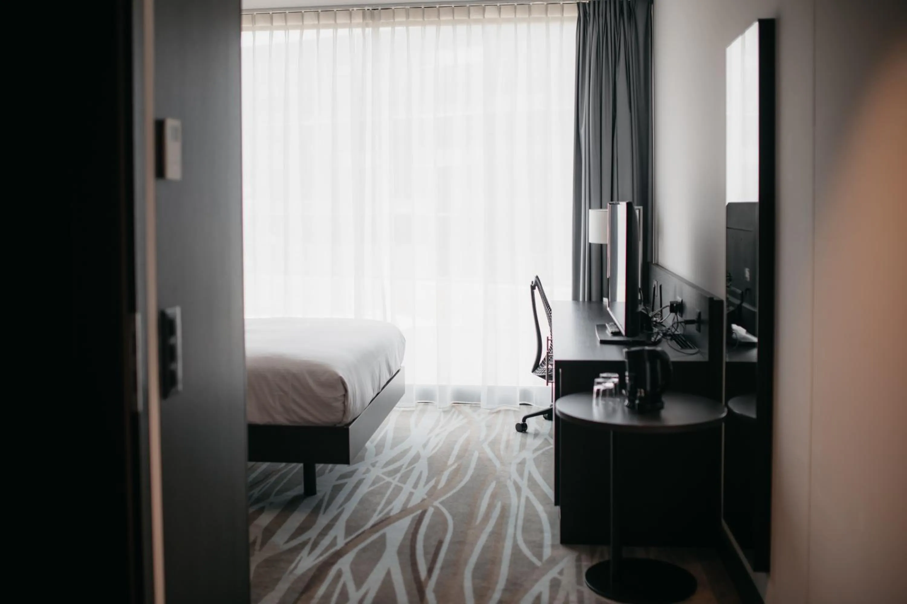 TV and multimedia, Bed in IIP Apartments - Self Check-In