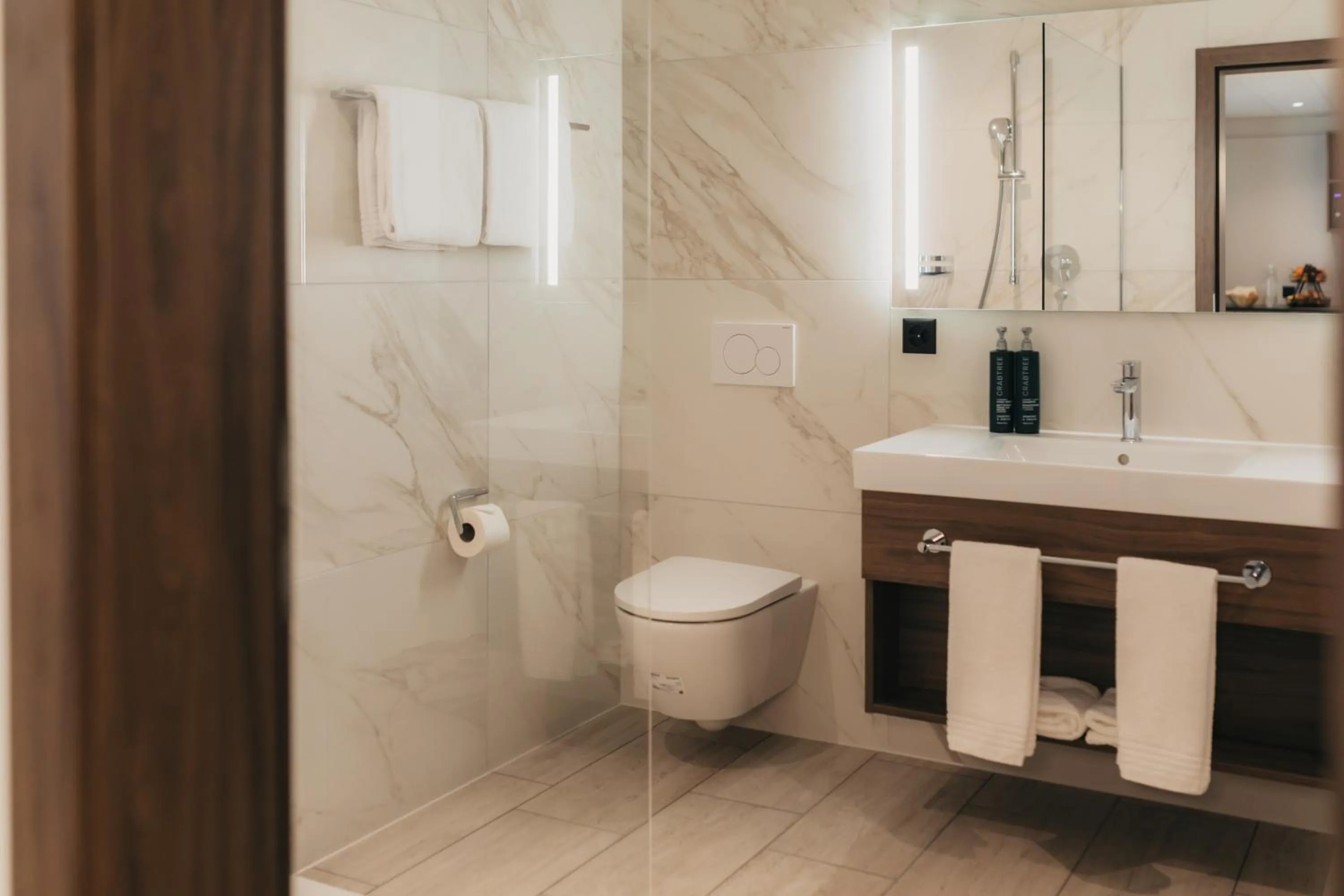 Shower in IIP Apartments - Self Check-In