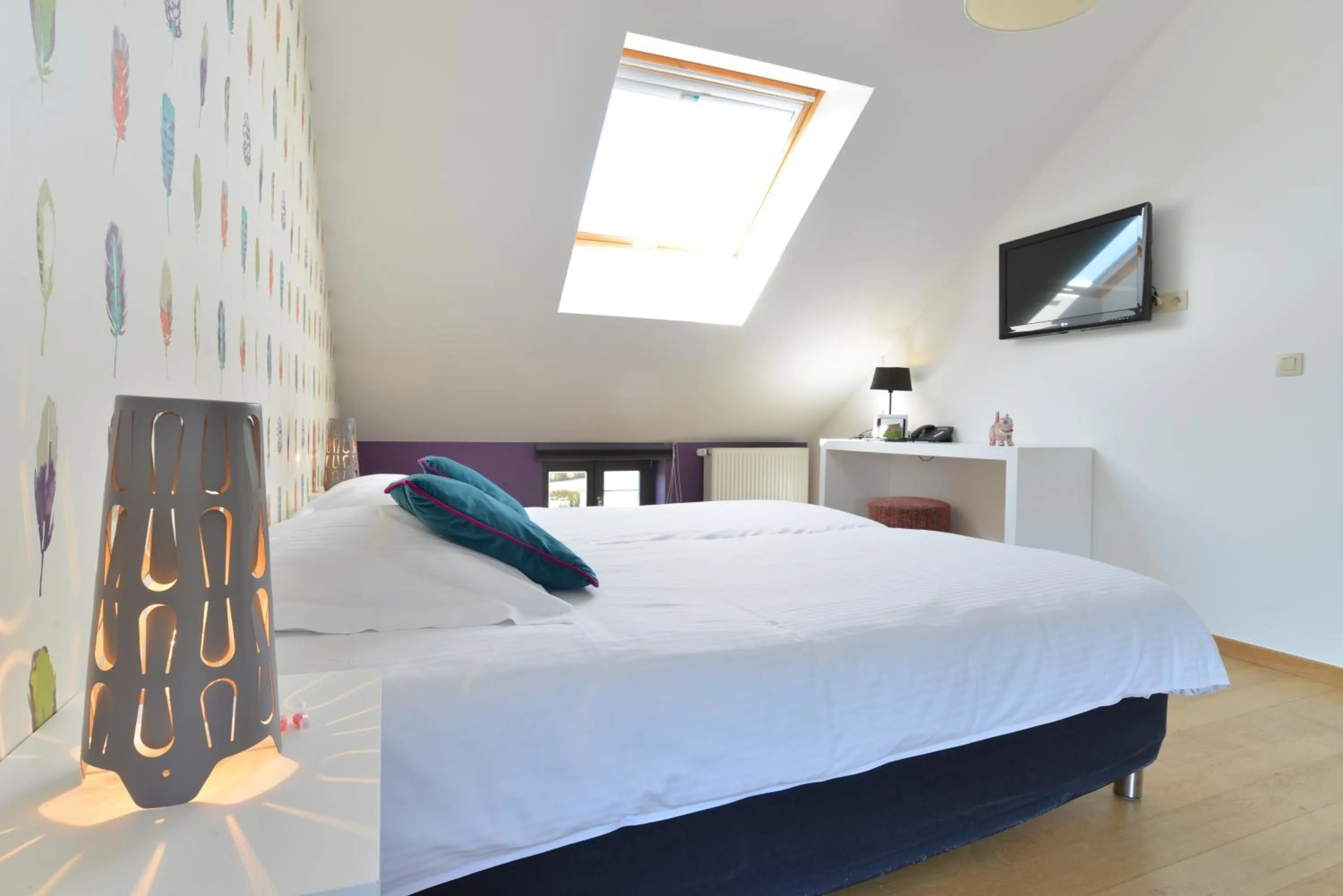 Bed in Durbuy Ô Restaurant Hotel