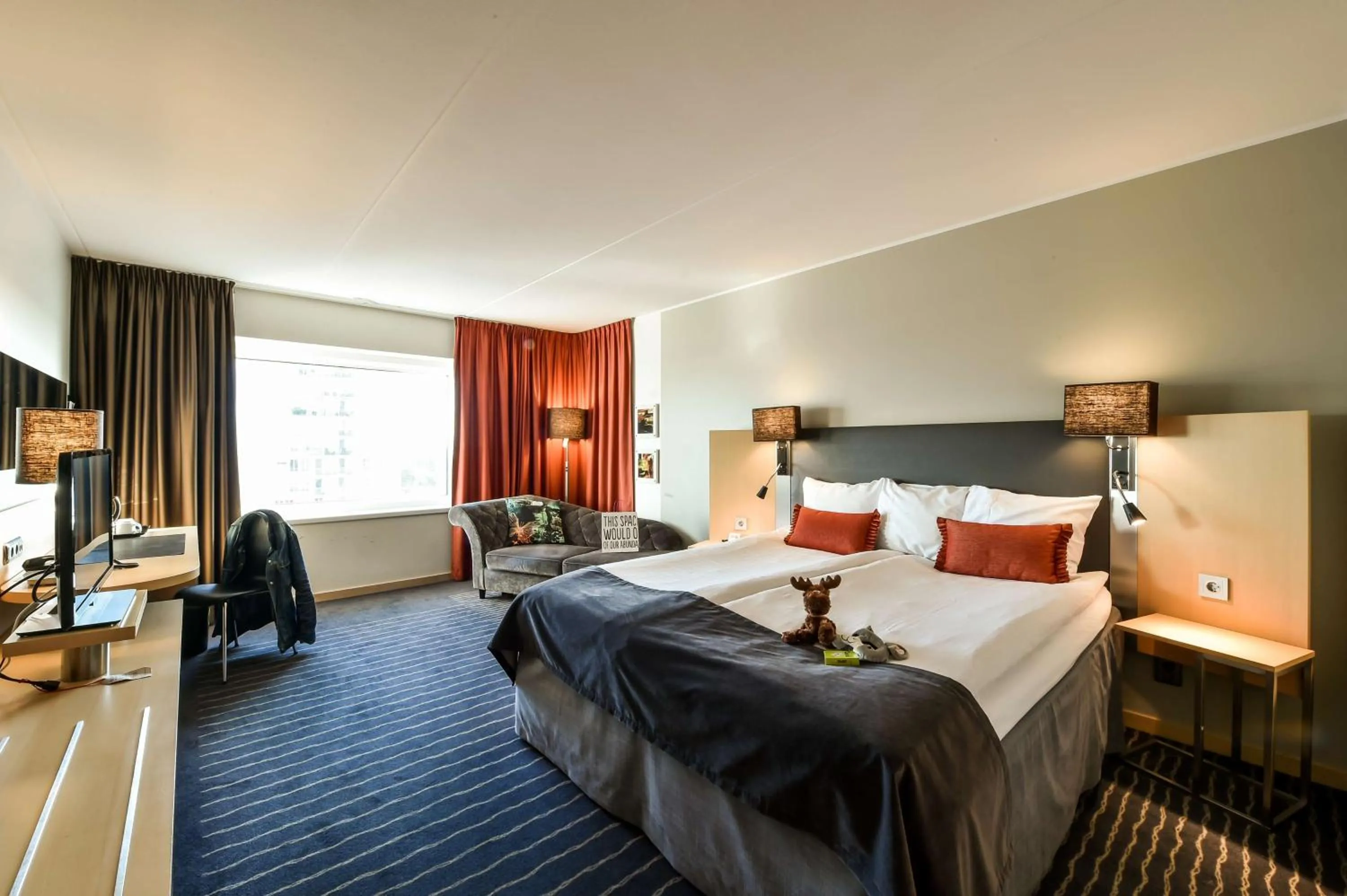 Bedroom, Bed in Scandic Triangeln