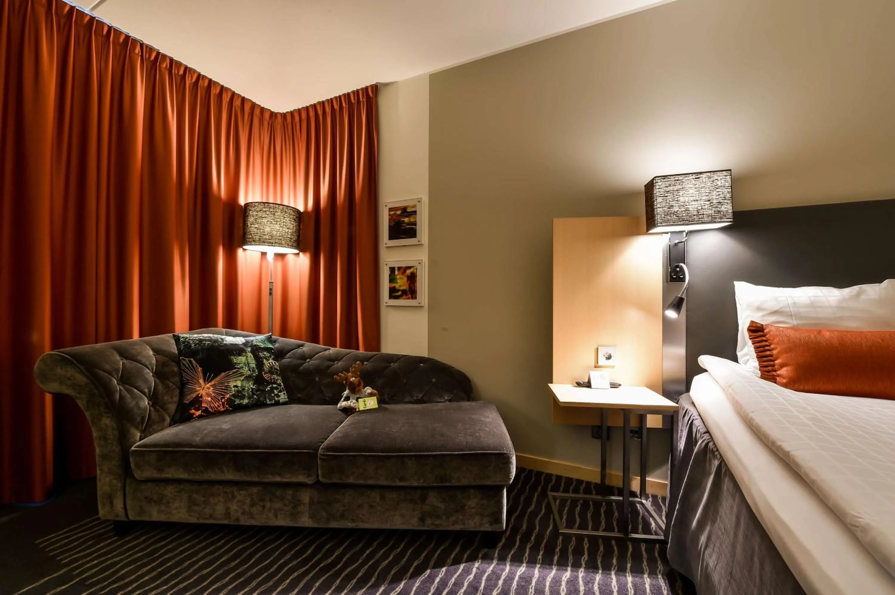 Bedroom, Bed in Scandic Triangeln