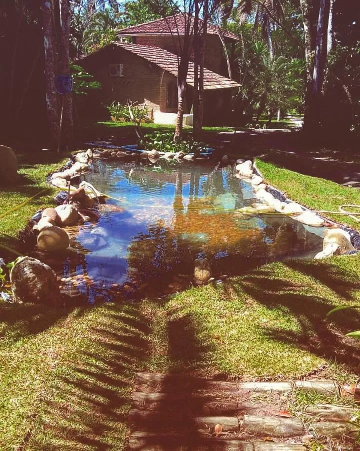 Garden view in Pousada Atlântida