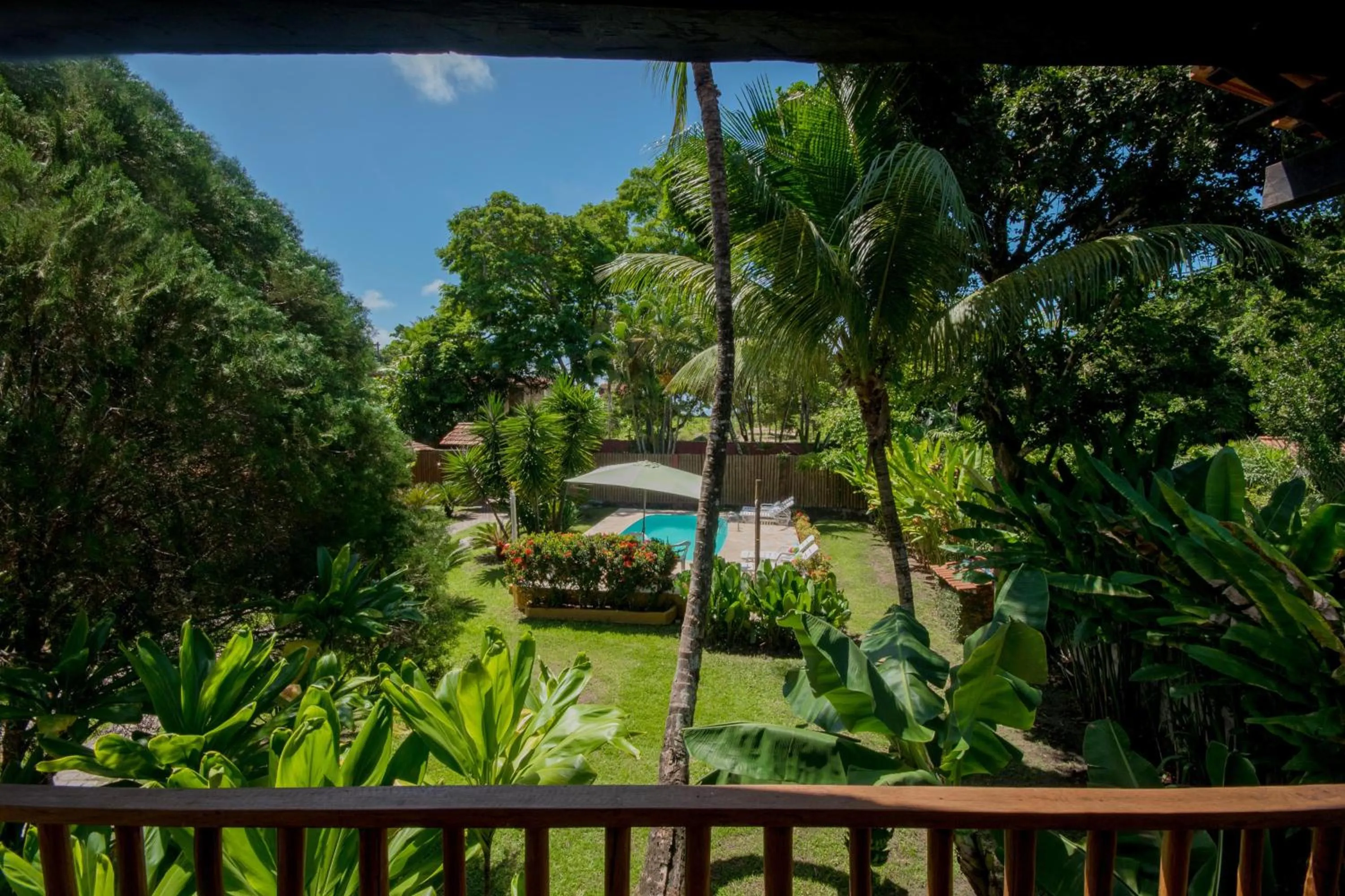 Balcony/Terrace in Pousada Atlântida