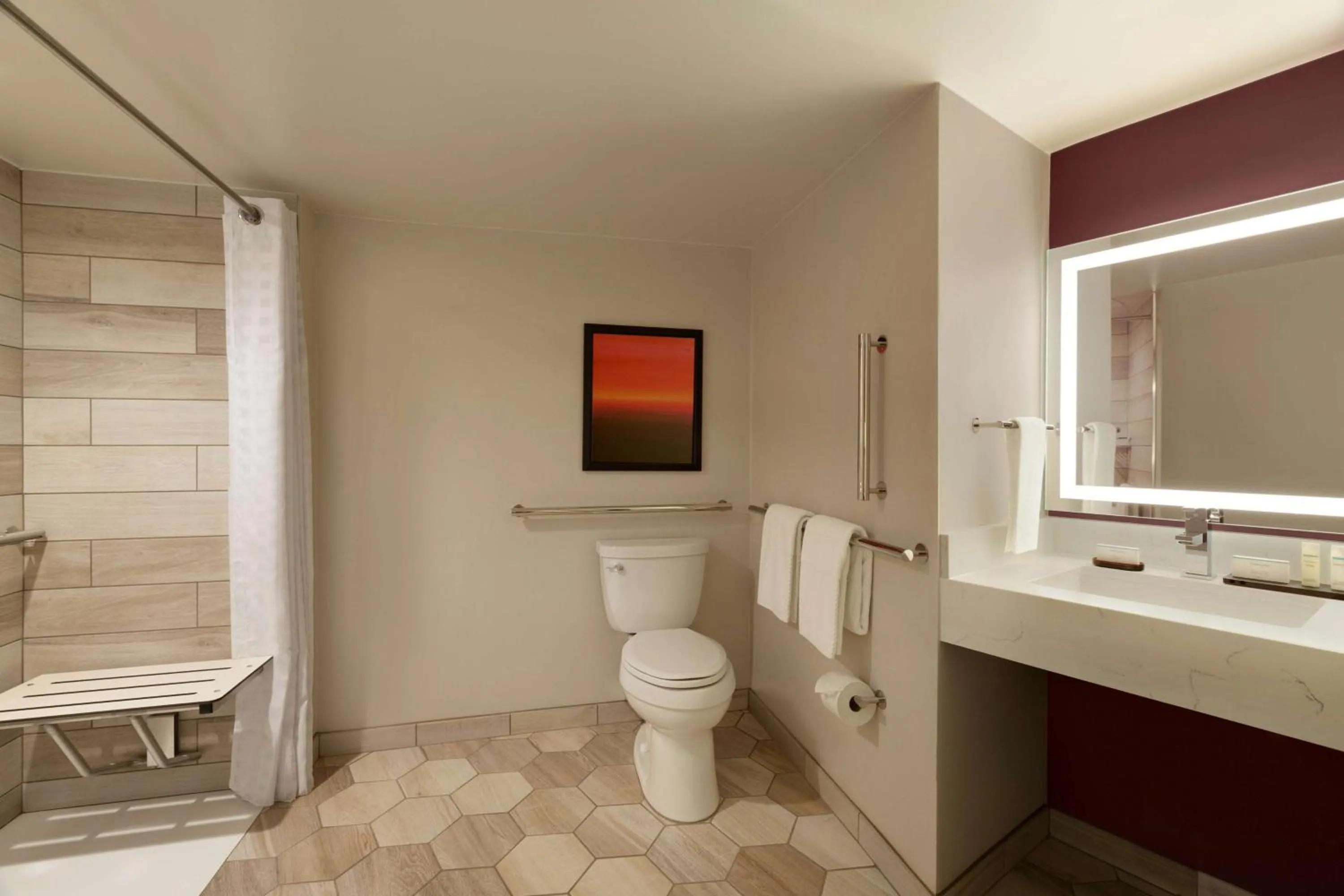 Bathroom in Embassy Suites by Hilton Phoenix Downtown North