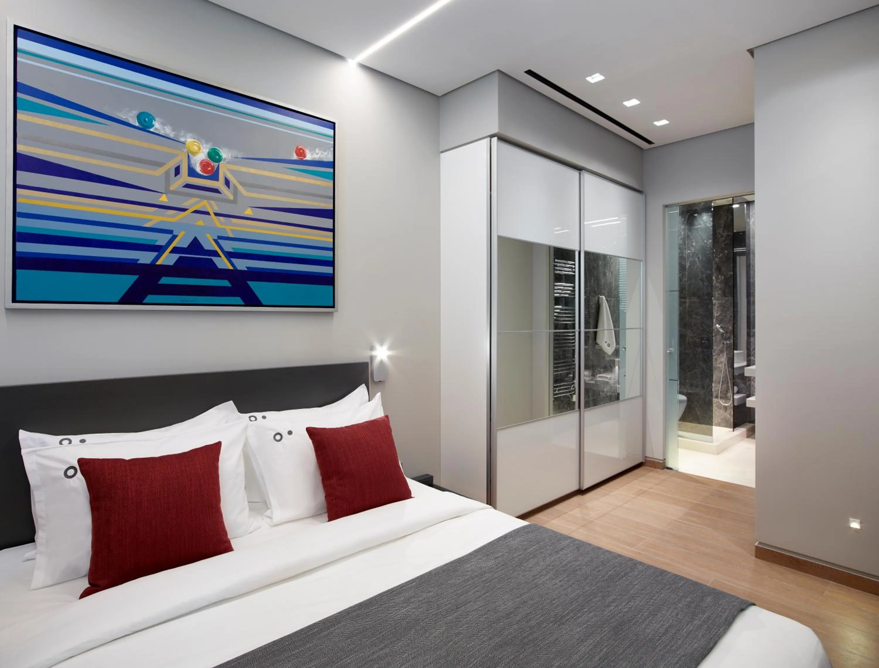 Bedroom, Bed in Athens Ikon