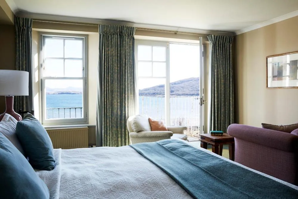 Sea view, Bed in Kinloch Lodge Hotel and Restaurant