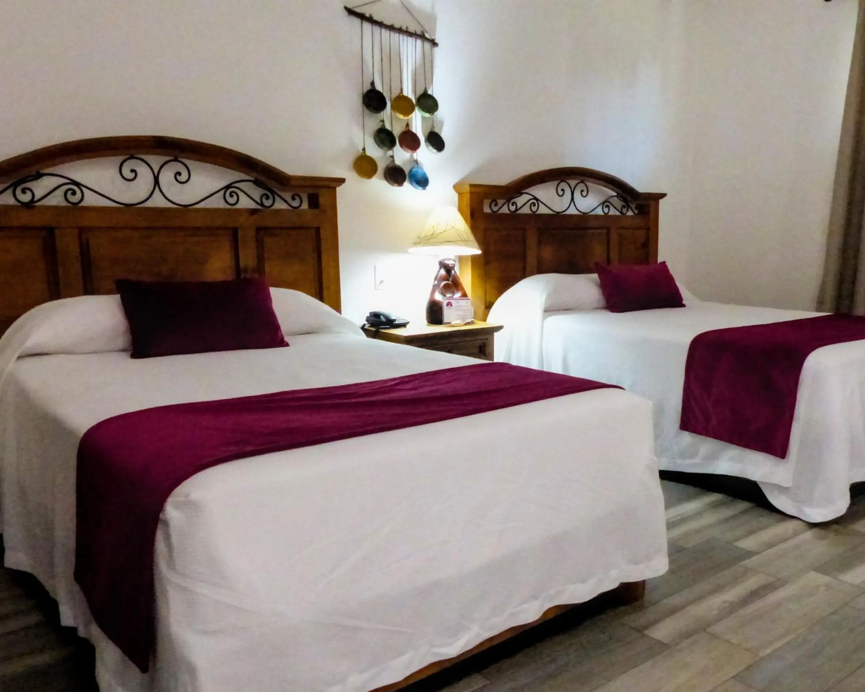 Deluxe Double Room with Two Double Beds in Hotel Hacienda Bugambilias La Paz Deluxe Double Room with Two Double Beds in Hotel Hacienda Bugambilias La Paz