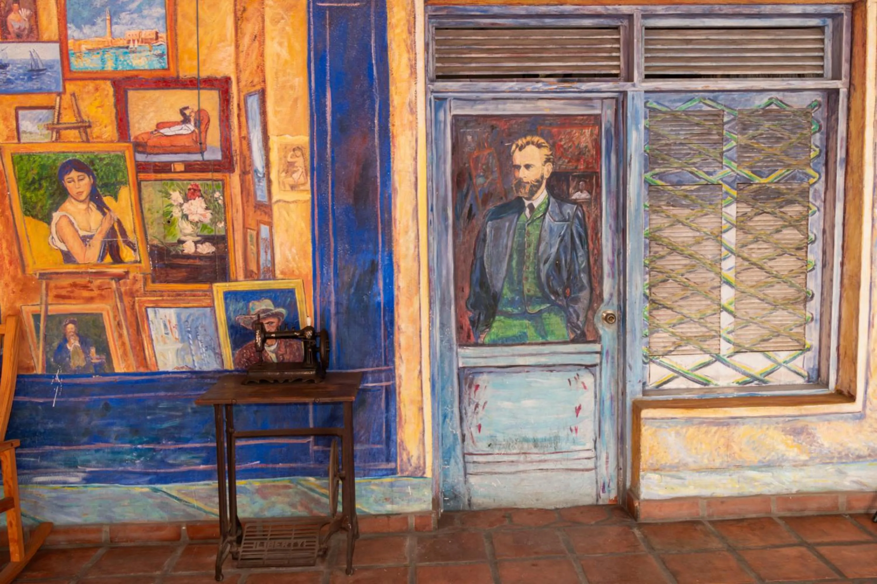 Property building in Hotel Hacienda Bugambilias La Paz